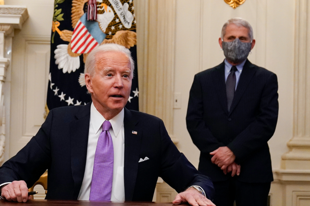 Biden says he will issue domestic travel vaccine requirement if Fauci advises it