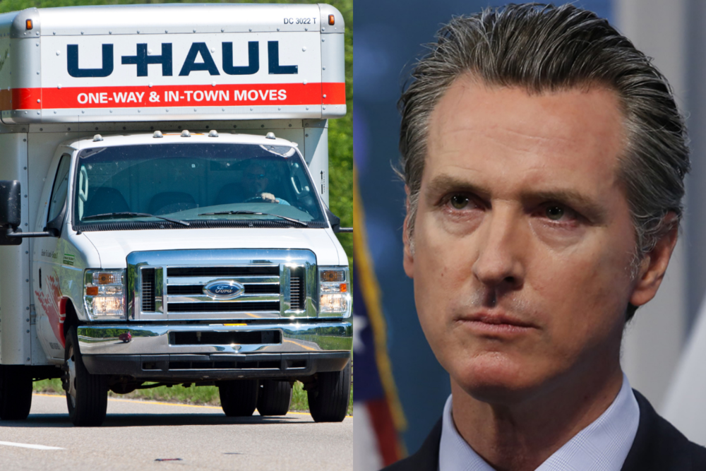 U-Haul runs out of trucks in California due to high volume of people leaving