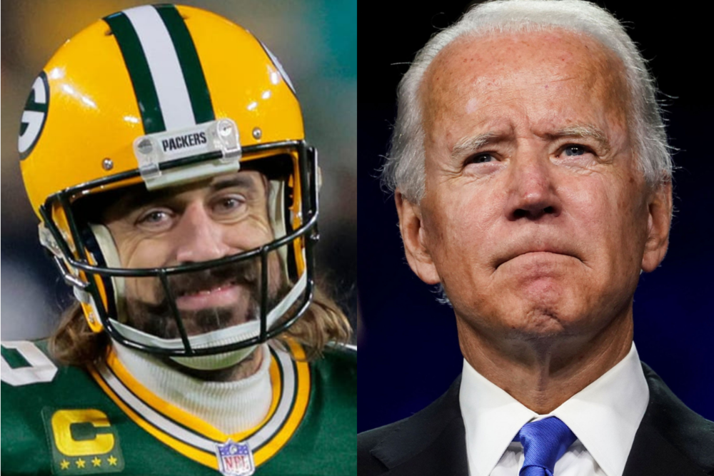 Aaron Rodgers blasts Joe Biden over vaccine mandates