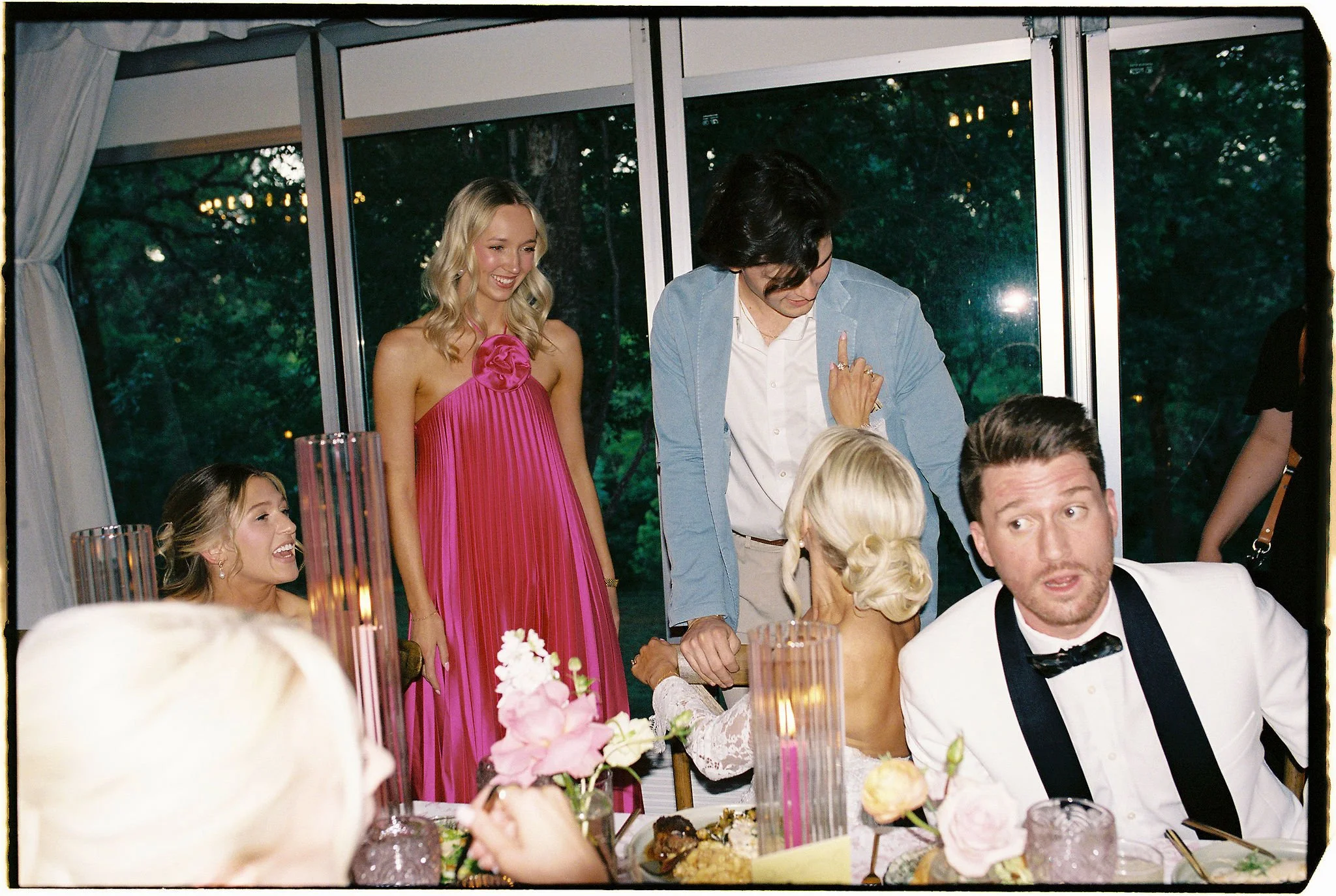 Hayley and Dillon wedding reception at Hummingbird House Austin