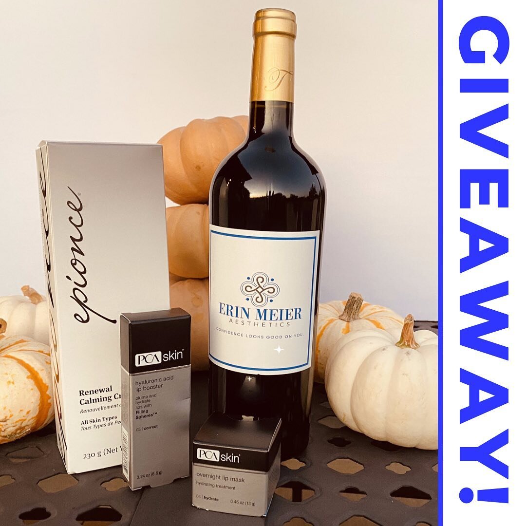 ⭐️GIVEAWAY TIME!⭐️
This premium skin care and vino could be yours! 🍷 This is the final giveaway in celebration of my 14 years in business!
The package includes:
🔹Epionce Renewal Calming Cream
🔹Hyaluronic Acid Lip Booster
🔹Overnight Lip Mask
🔹Bot