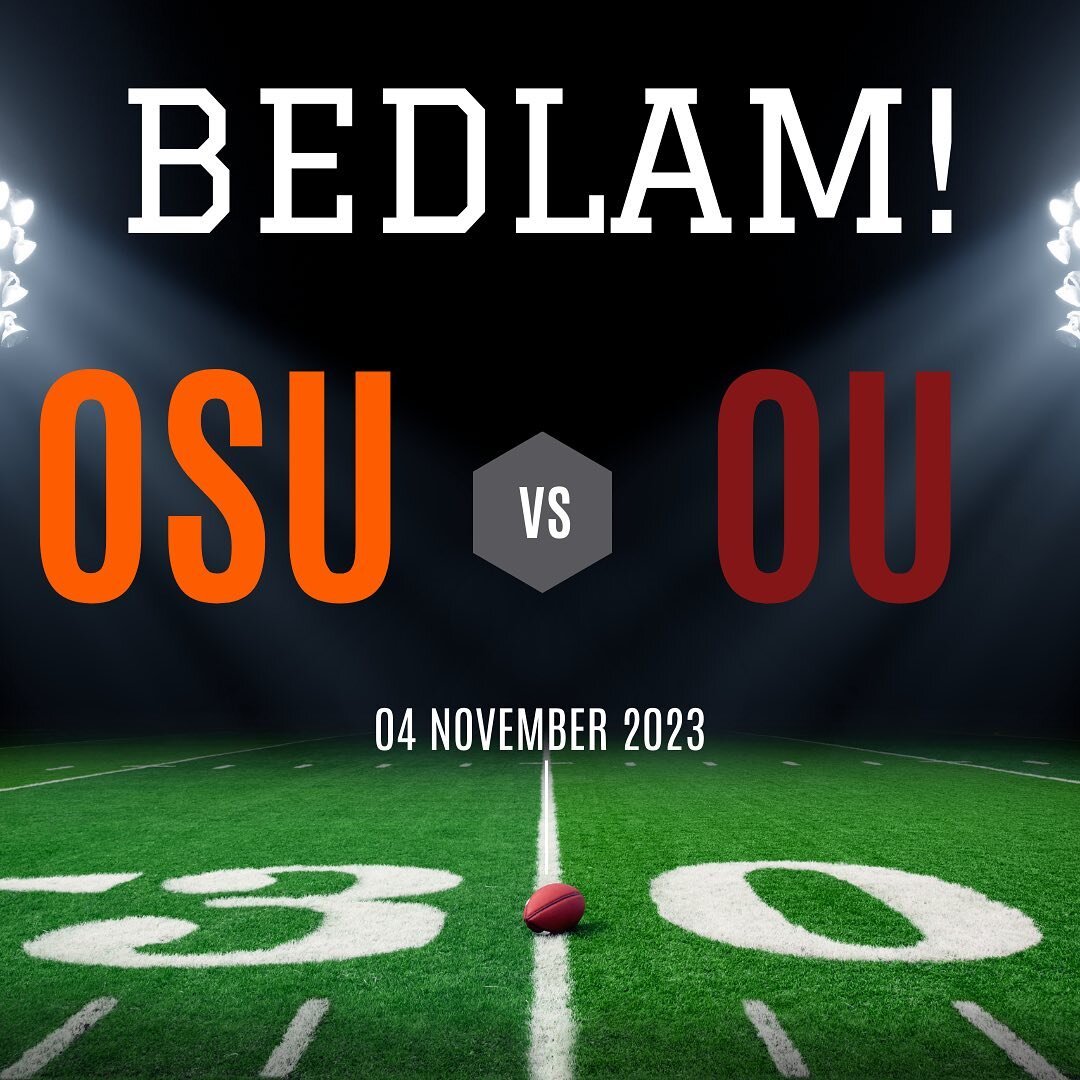 Cowboys and Sooners are squaring off in the Bedlam finale! Who are you rooting for? Post a 🧡 for the Pokes and a &hearts;️ for Sooners!

#bedlam #osufootball #osucowboys #oufootball #oklahomauniversity #erinmeieraesthetics #primelineokc #gopokes #bo