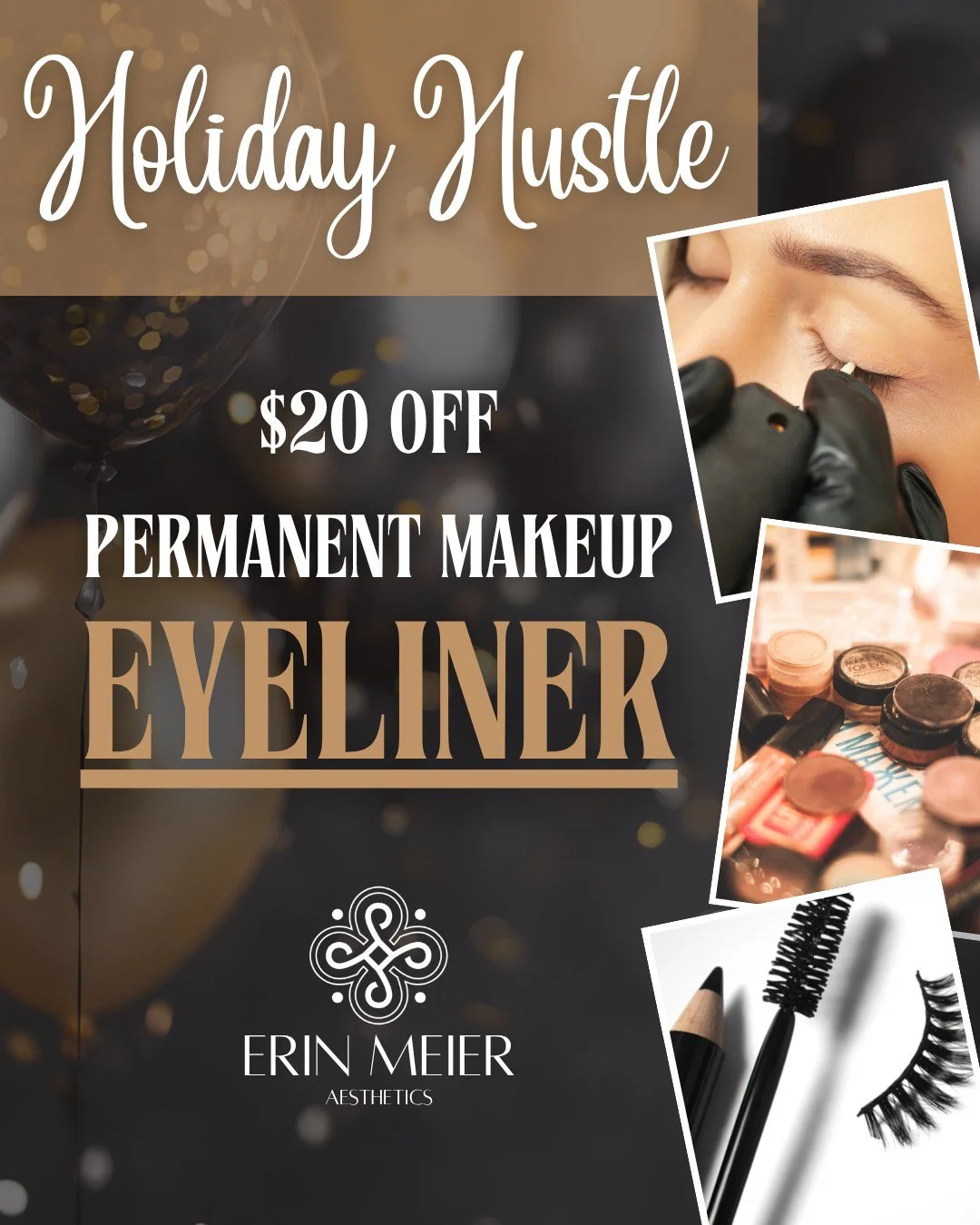 There is nothing quite like the transformation of a fresh eyeliner service. It makes your eyes pop immediately! 👁️🖊️

Celebrate the season and take $20 OFF your Permanent Eyeliner service with this Holiday Hustle Special!🎁

I customize the shape a