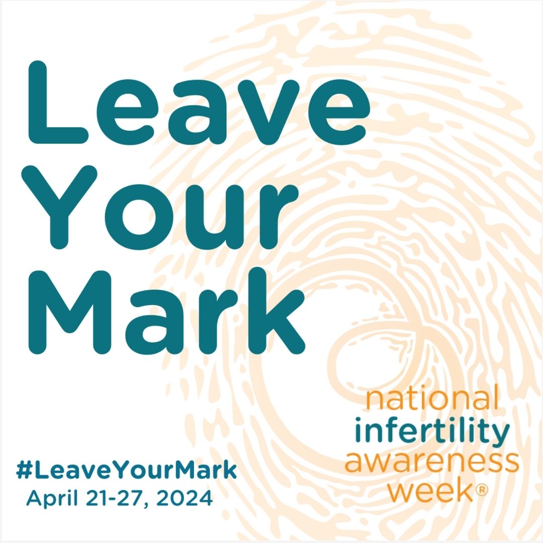 Next week is National Infertility Awareness Week (NIAW)! This week was started by the national organization RESOLVE @resolveorg

The goal of NIAW is &quot;to reduce stigma and educate the public about reproductive health and issues that make building