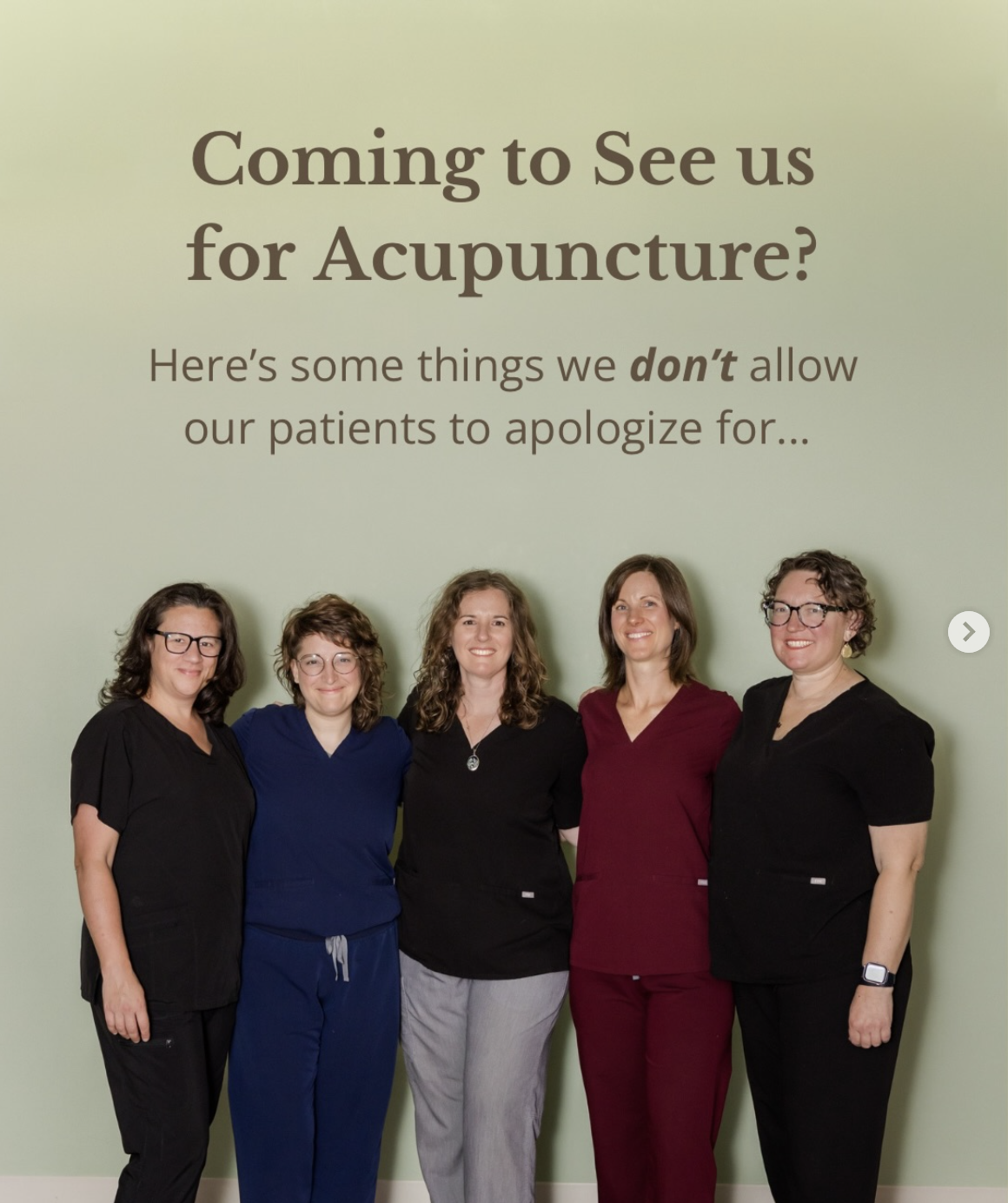 Coming to See Us For Acupuncture?