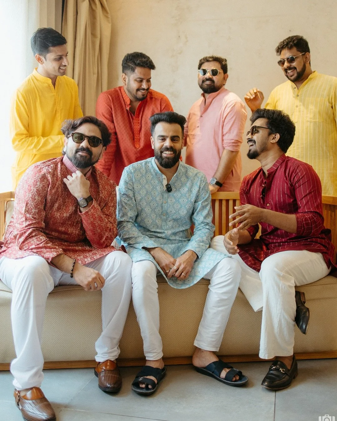 Mansha Levin&rsquo;s haldi was a monsoon dream!
Laughter in the air, genda phool in our hair, and one shared goal &mdash; to splash, dance, and celebrate love in every drop. From chitter chatter to pool jumps, it was all heart, all joy💛

#haldiMemor