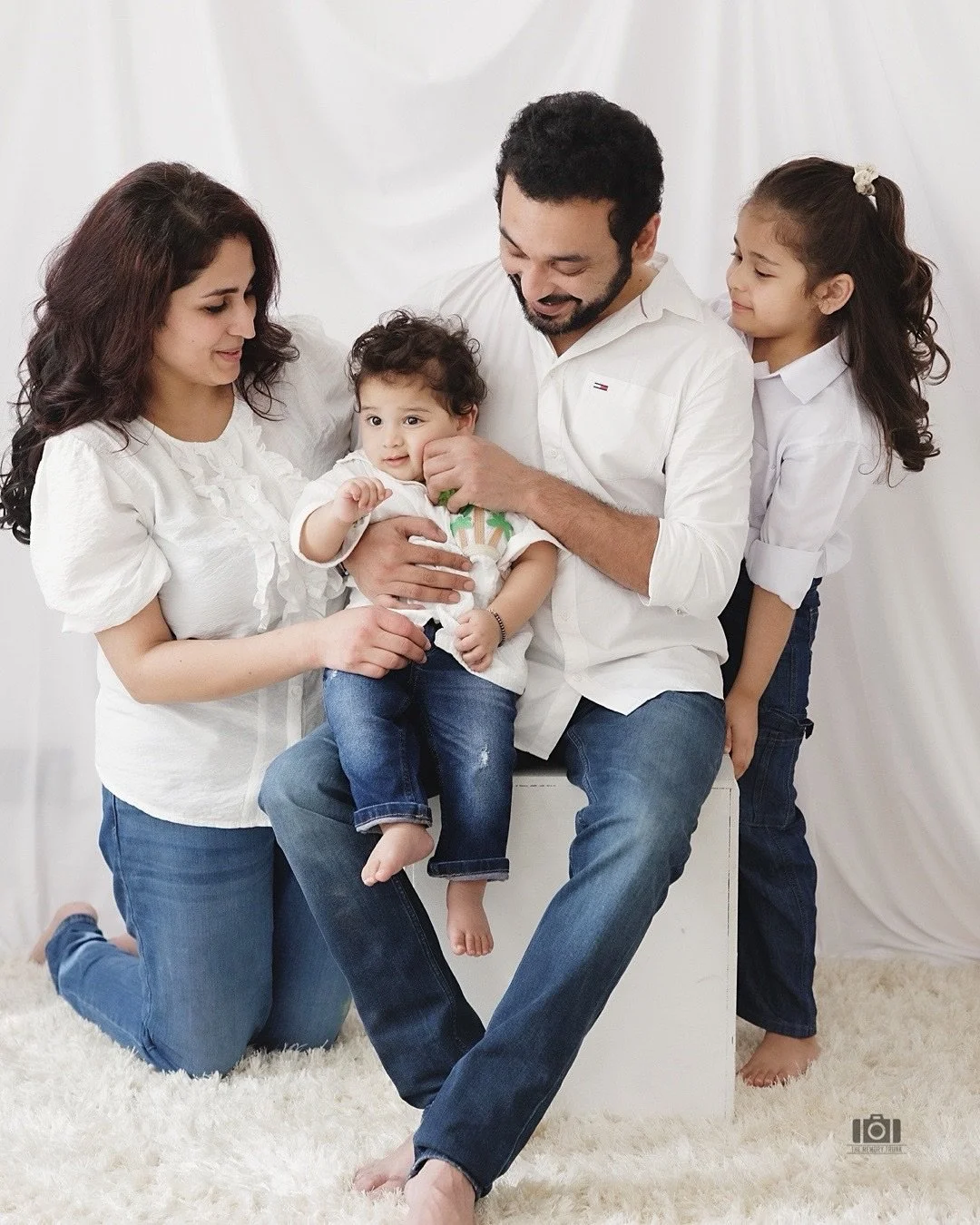 Because family portraits aren’t about posing — they’re about pausing 🤍 
.
.
@wondersbythememorytrunk
📍The Memory Trunk Studio, Jammu
#babyshoots #familyphotographer #kidsphotography  #thememorytrunk #innocencecaptured #babyphotom
