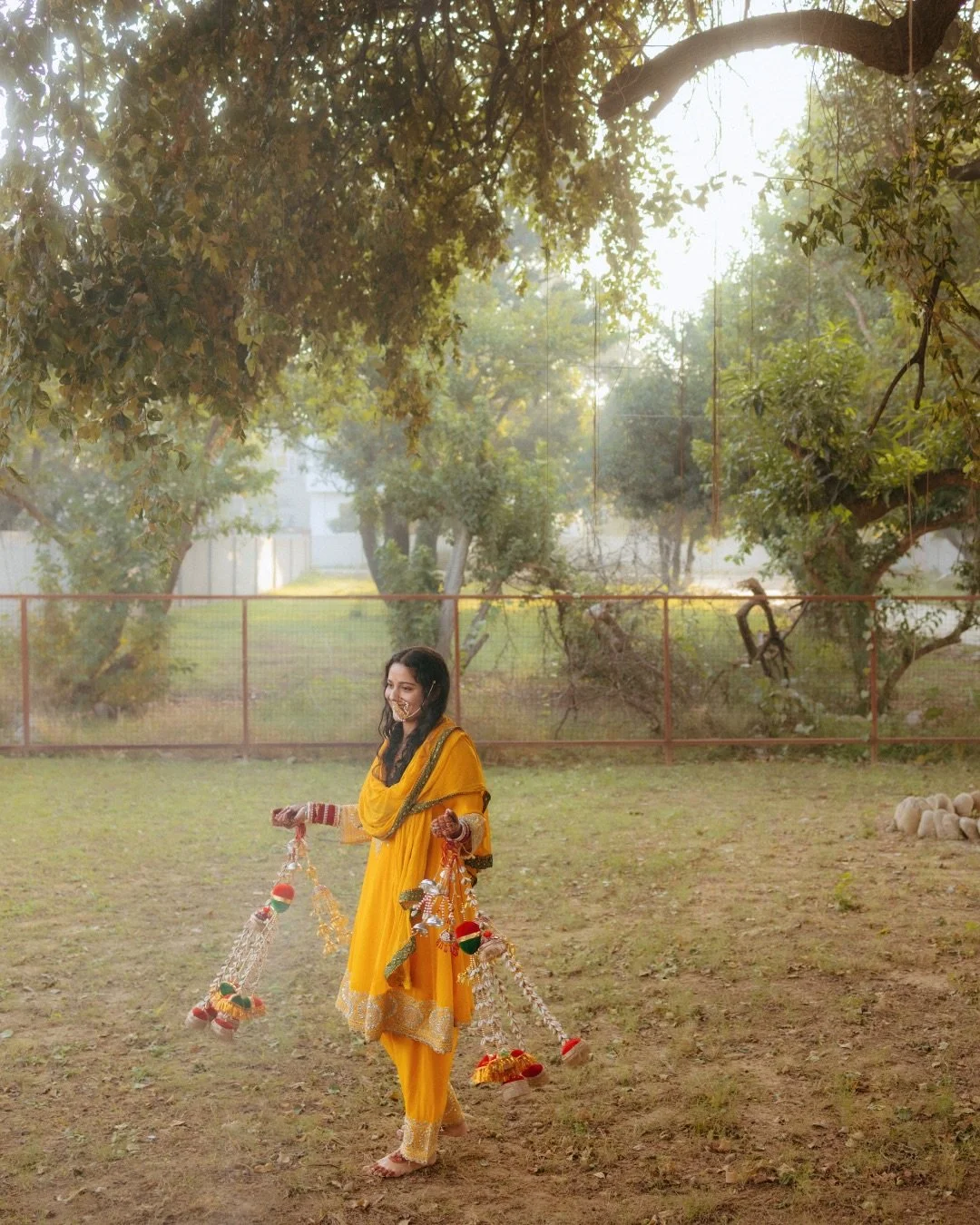 There&rsquo;s a certain kind of magic that only a winter morning Haldi carries&mdash;the way the sun rises slowly, pouring gold into every corner, and how the world feels quieter, softer, almost like it&rsquo;s holding its breath for the bride 🌼
⠀⠀⠀