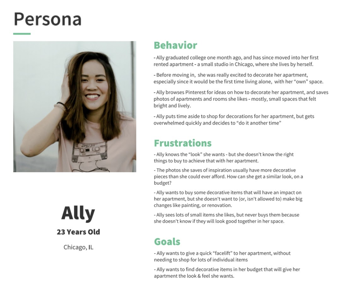 Primary Persona of a House2Home User