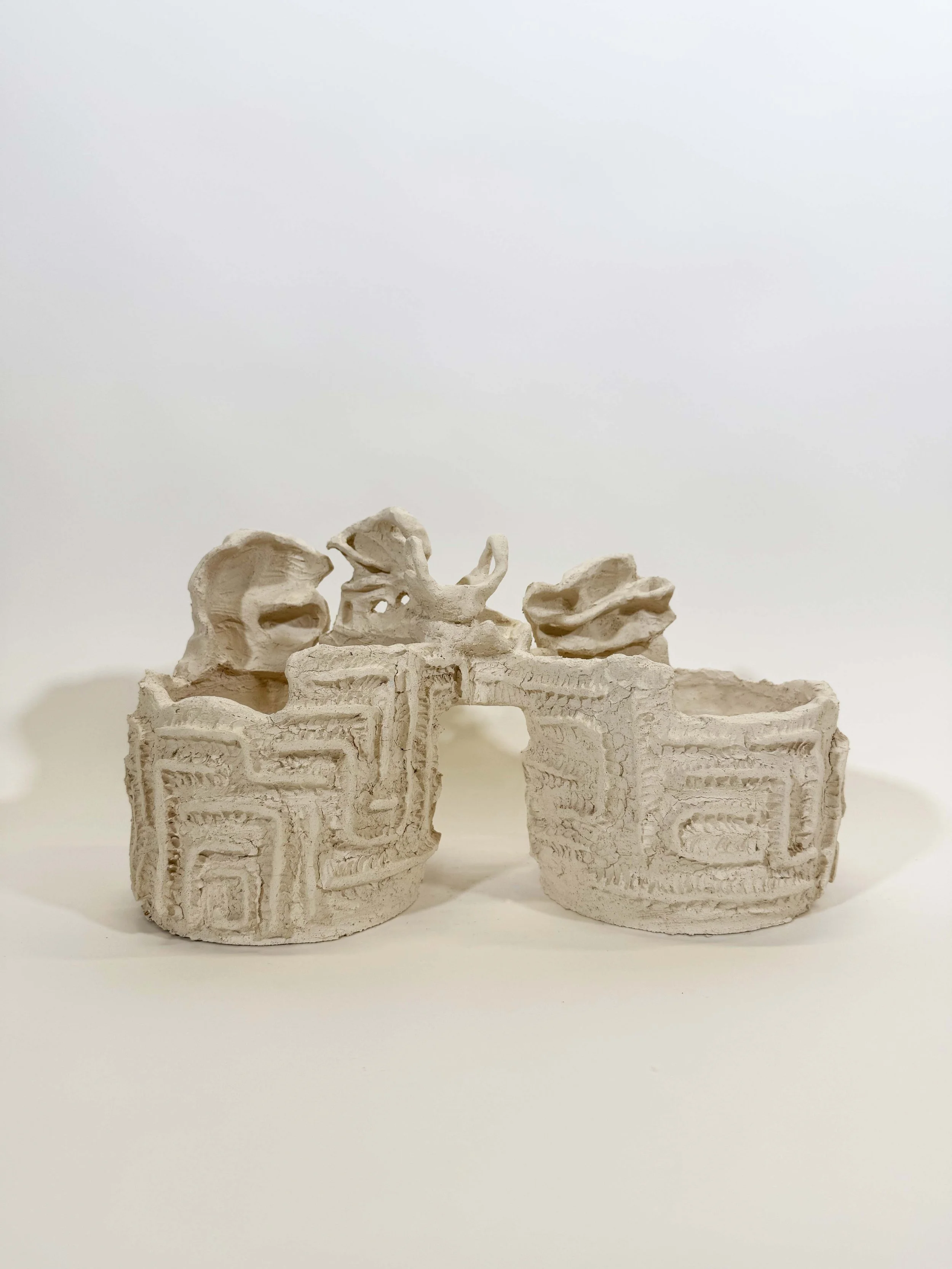 Untitled, Stoneware Clay, 10 x 22 x 7.25 in, 2025.