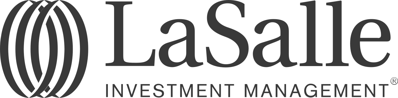 LaSalle Investment Management logo with blue text and globe design
