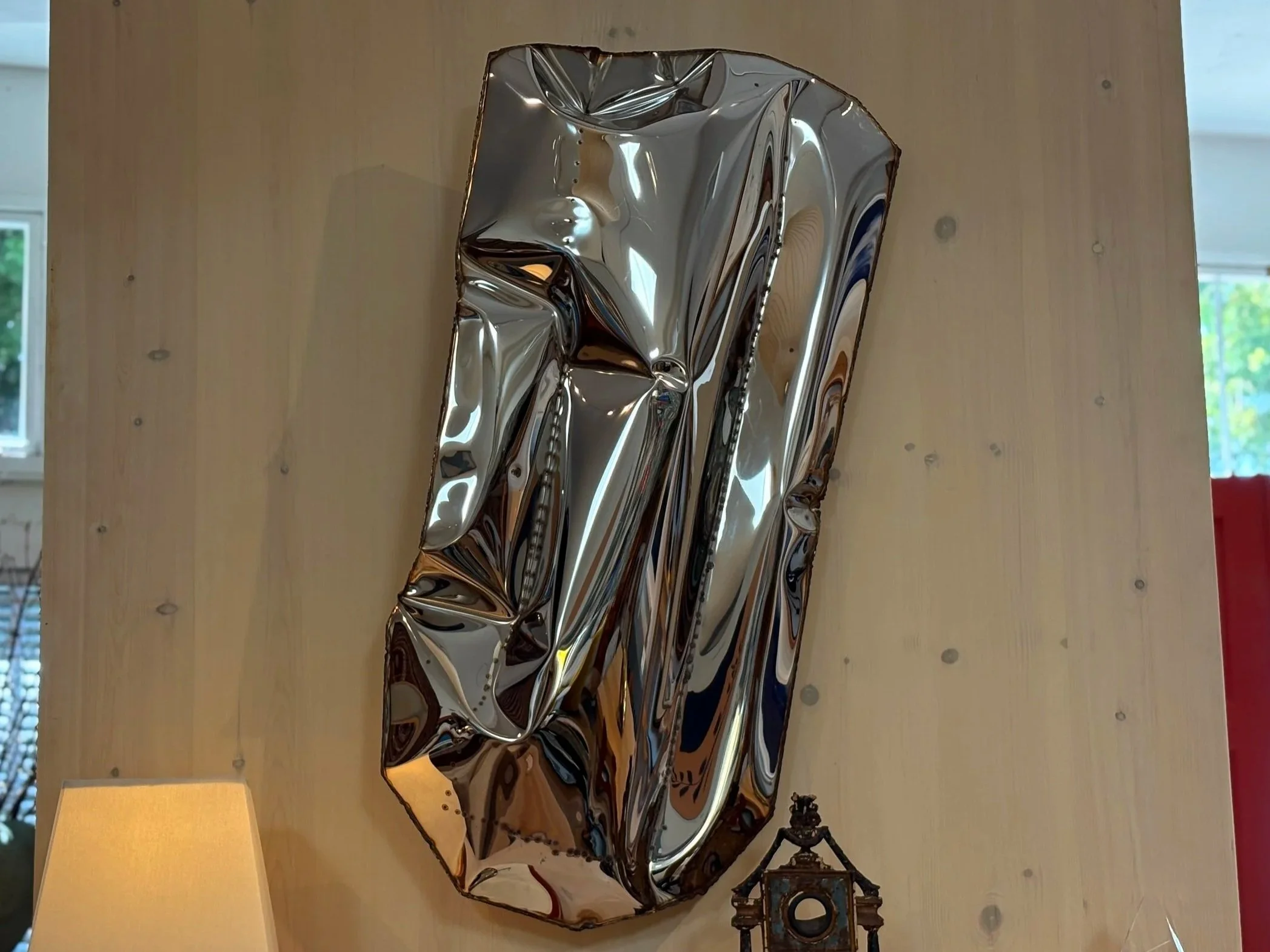 Metal Pillow Wall Sculpure