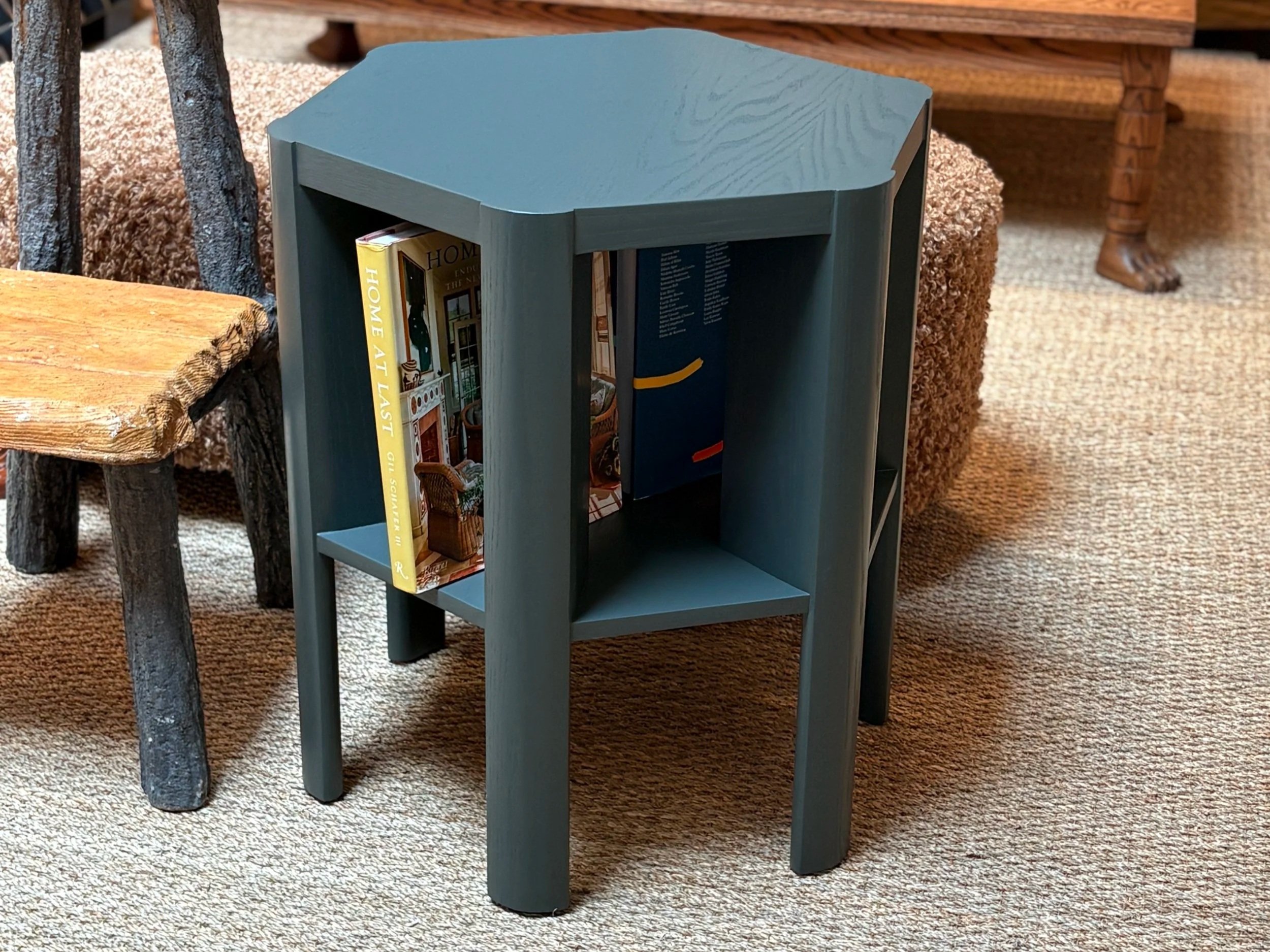 Library Small Table, Field Jacket on Oak