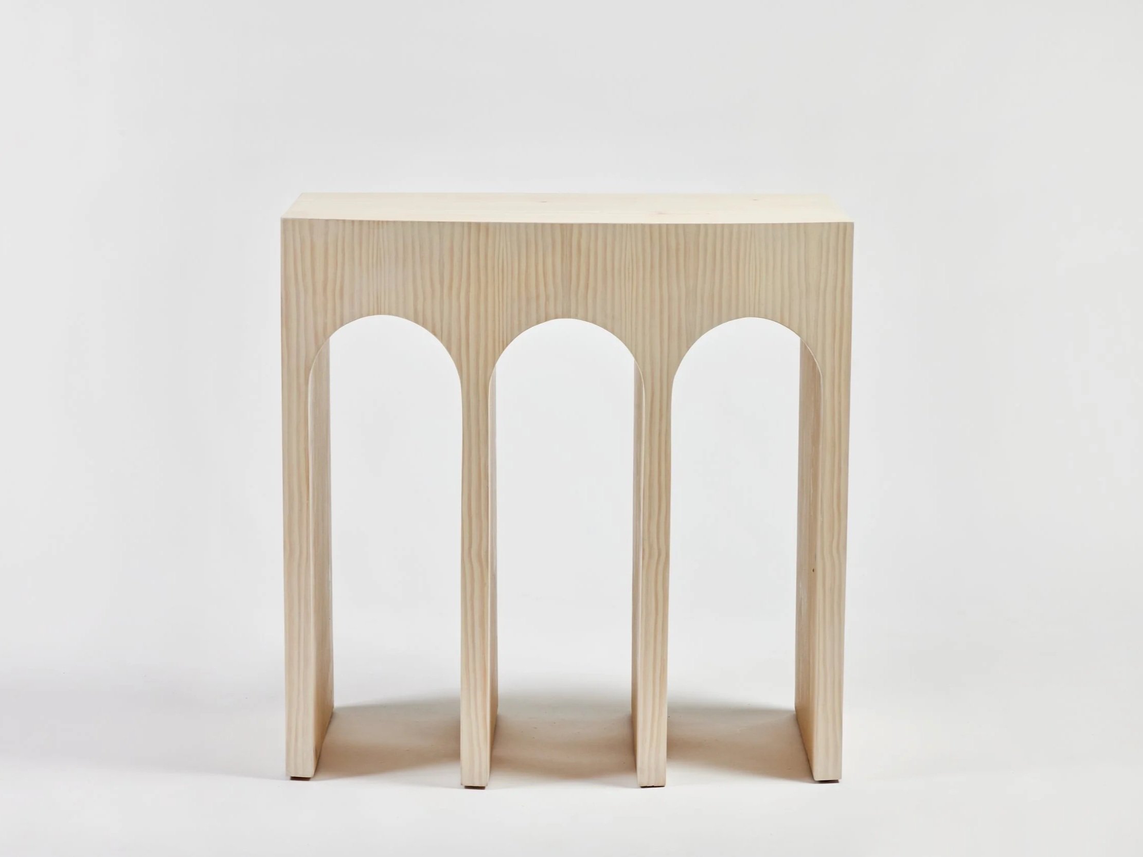 Arcade Console 30", Soap on Pine