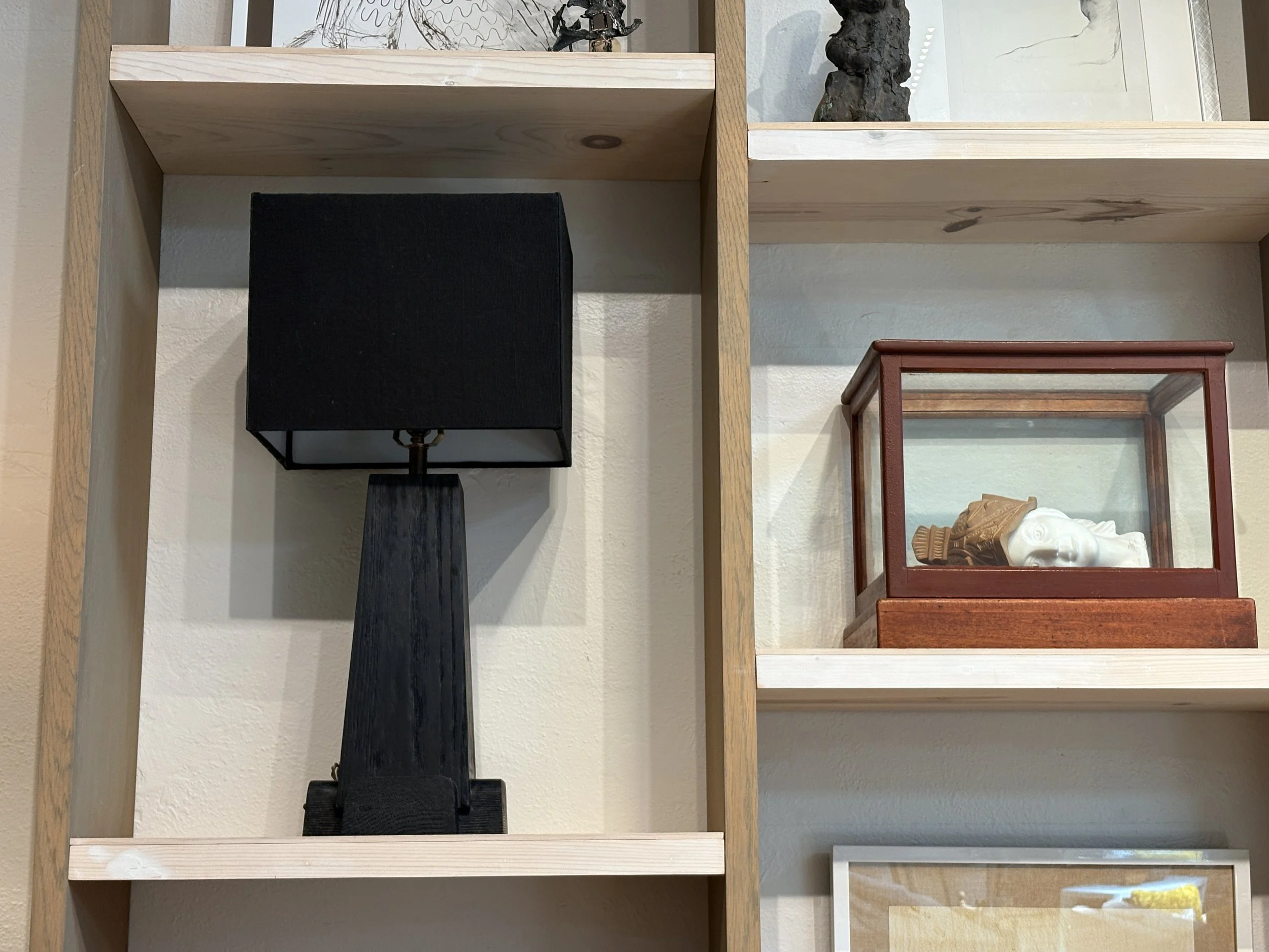 Cross Base Lamp, Black