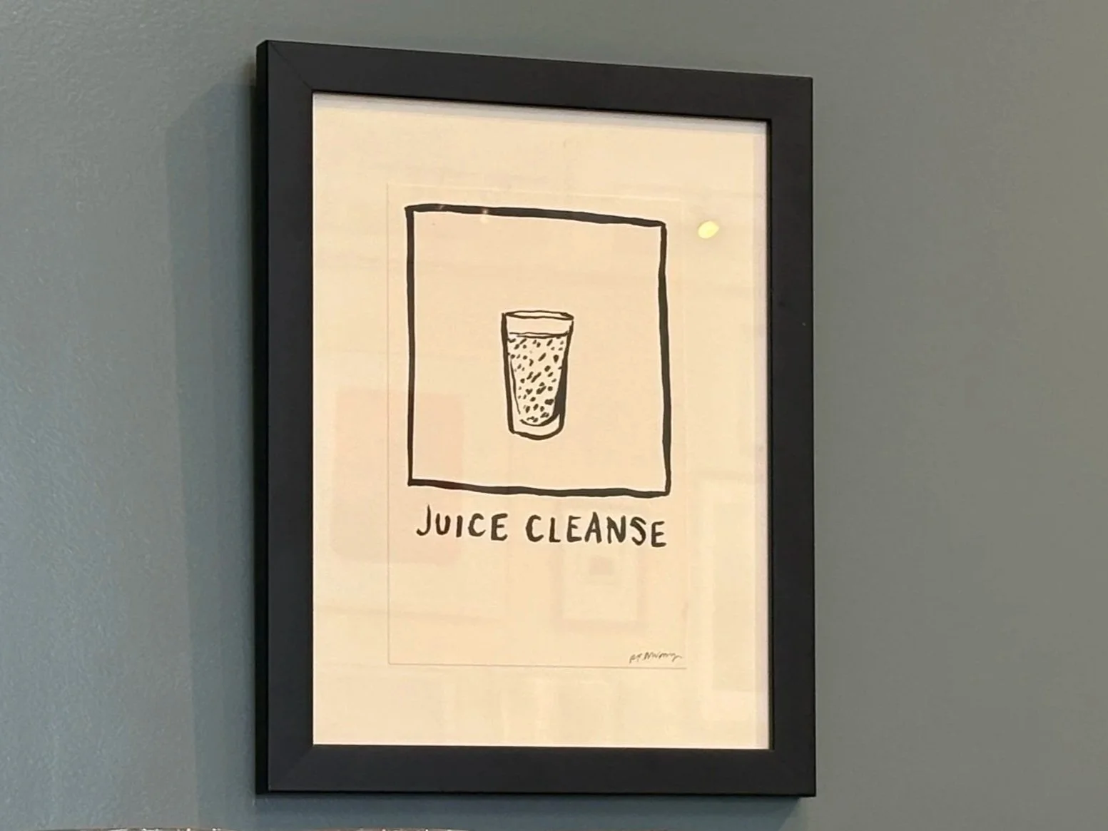 Juice Cleanse Ink on paper