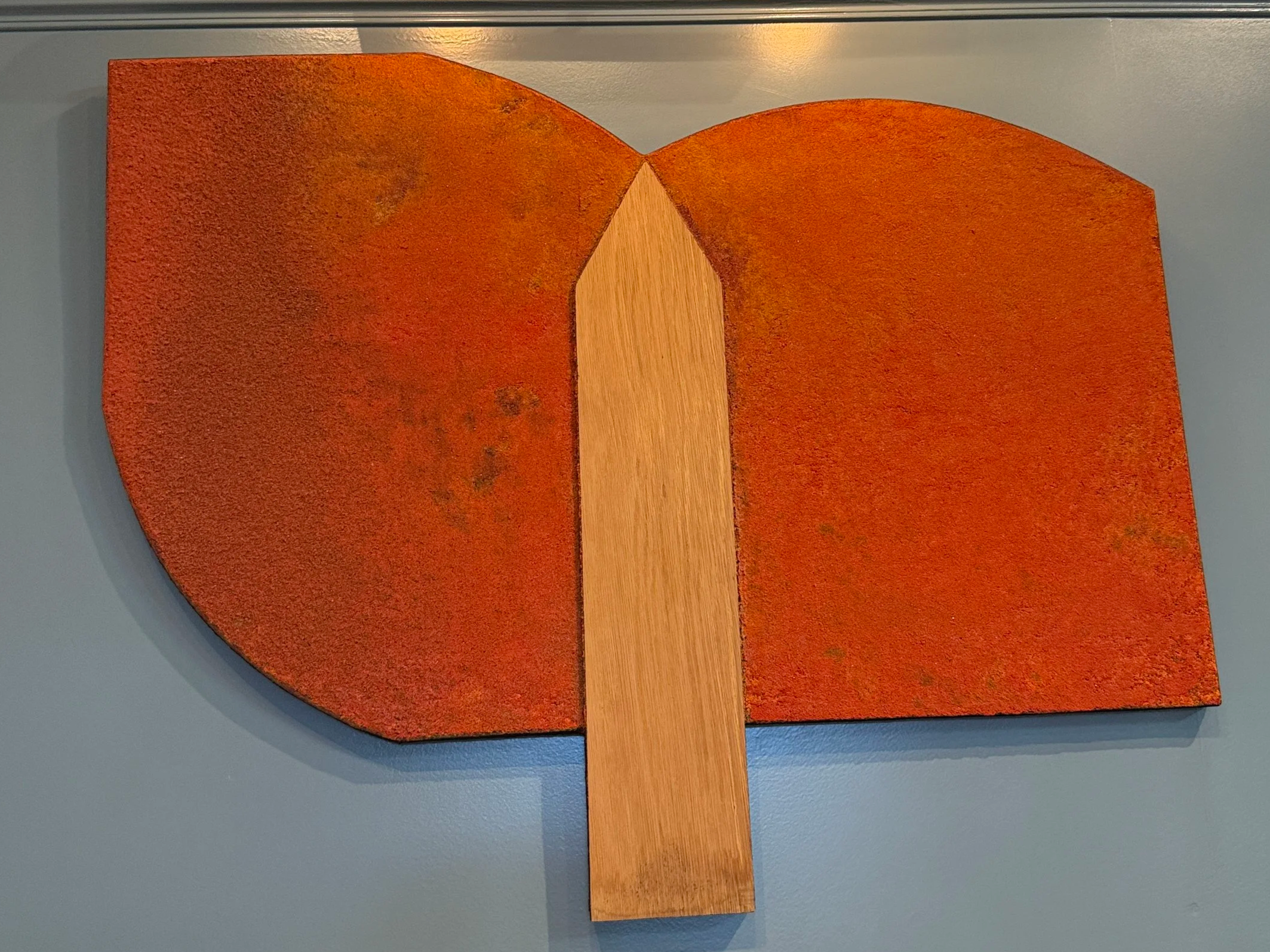 Lee Waisler (b. 1938) Mixed Media on canvas and wood c 1993