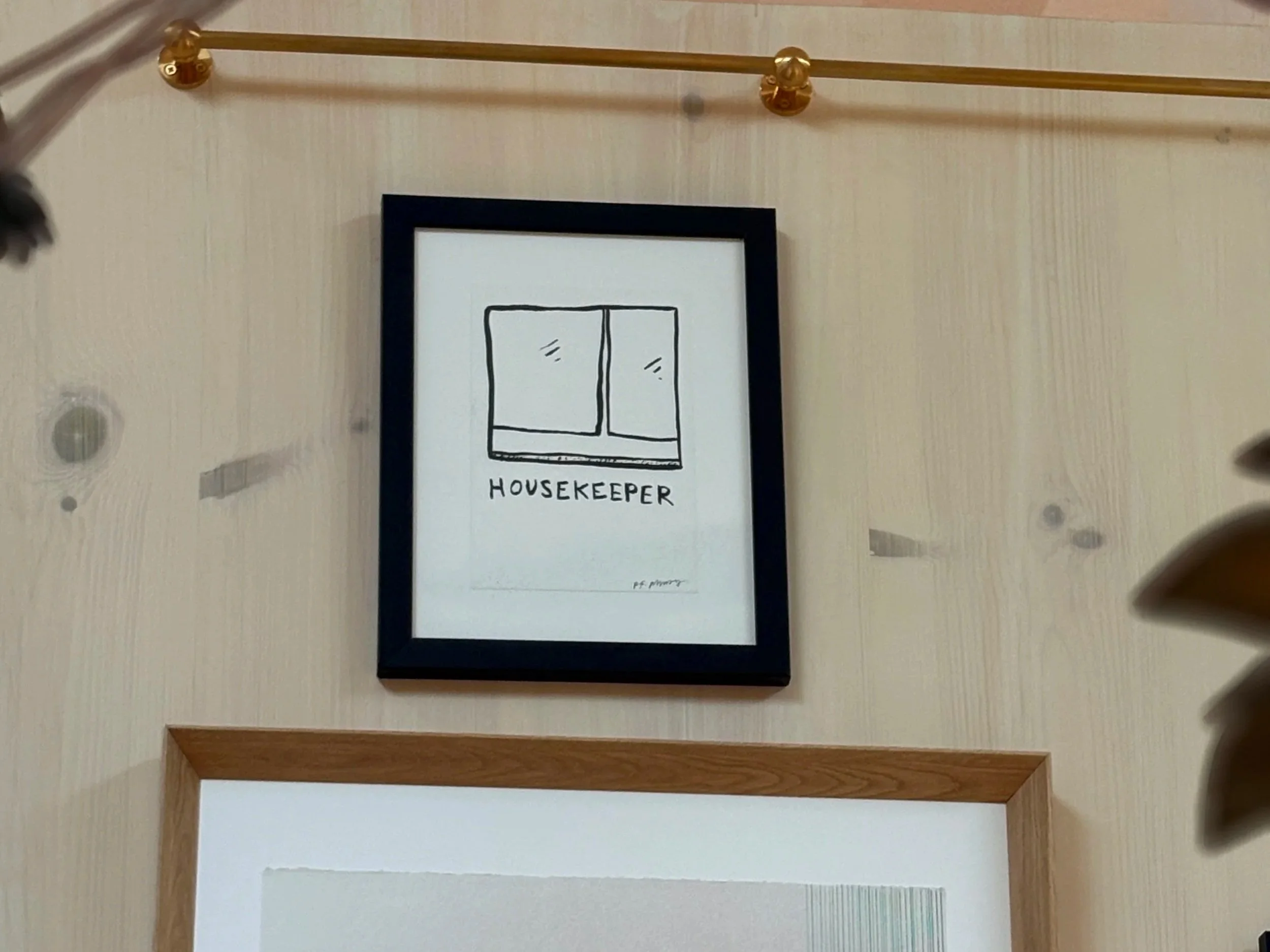 Housekeeper ink on paper