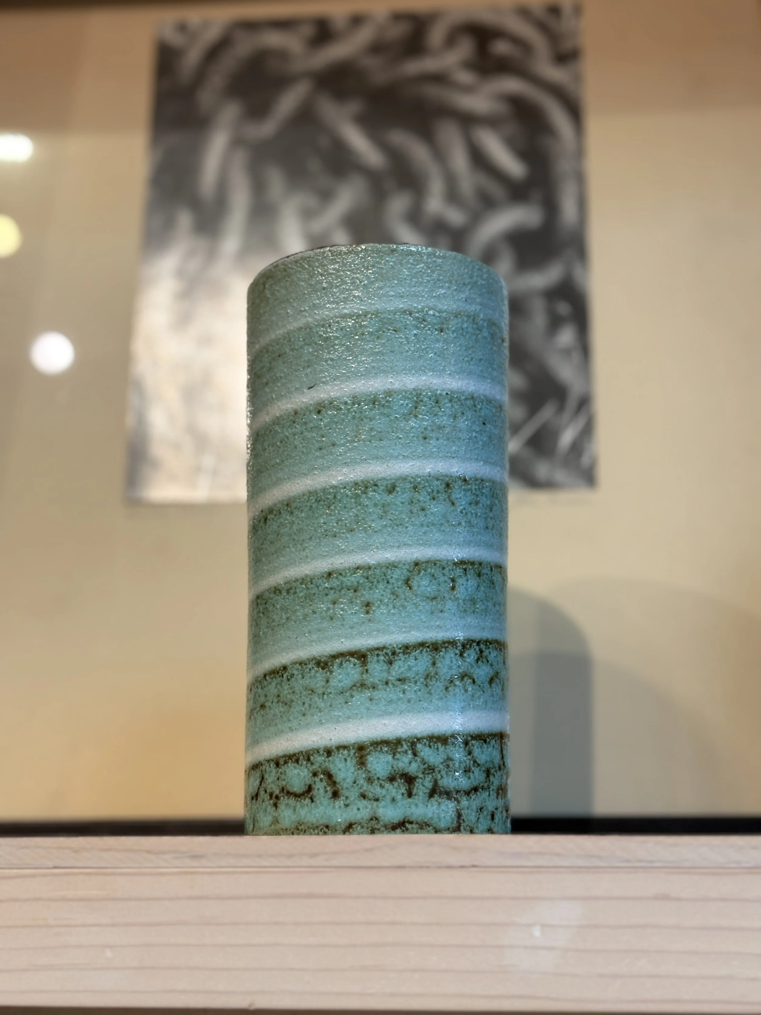 Teal Vase
