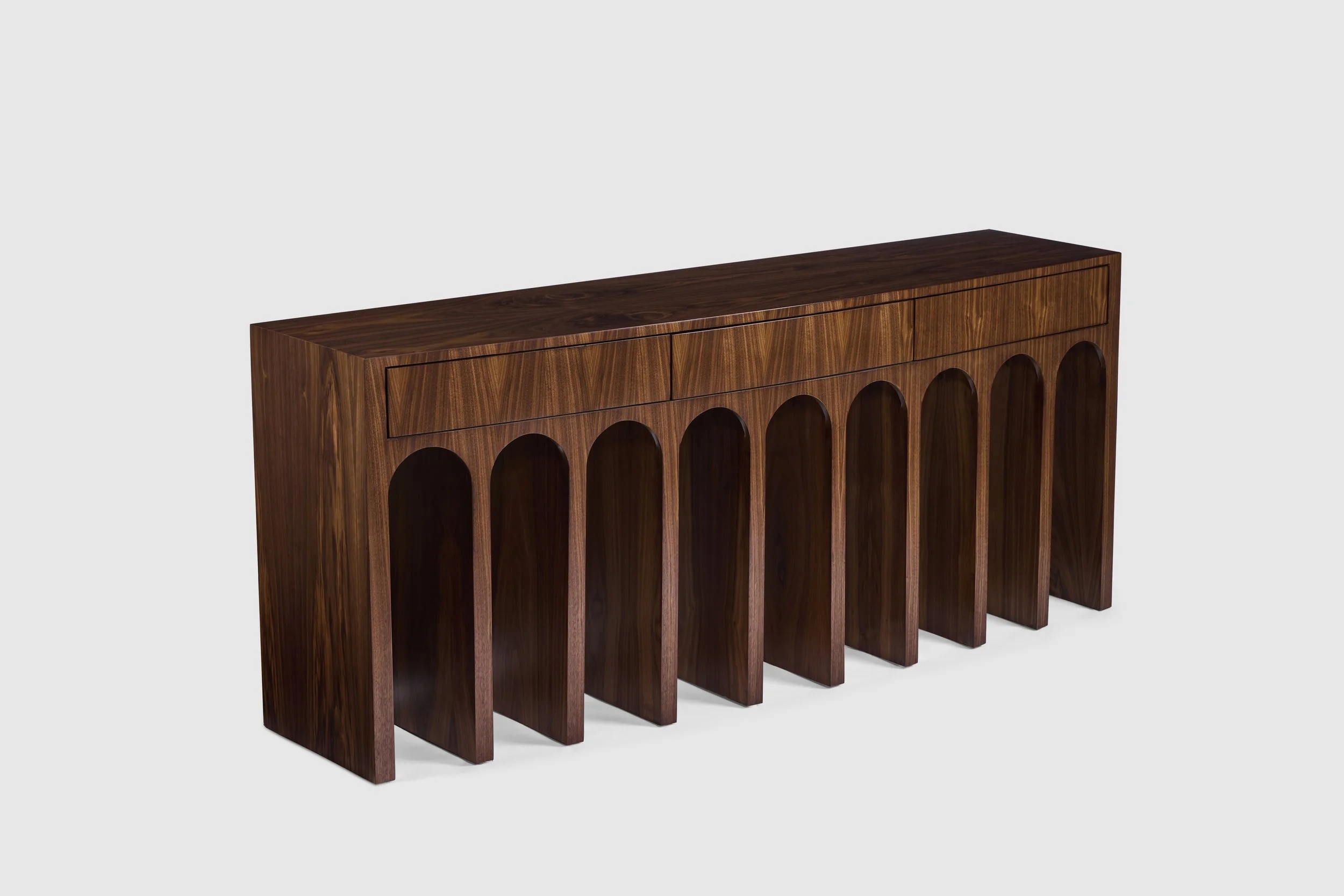 Arcade Console Drawer 72", Walnut