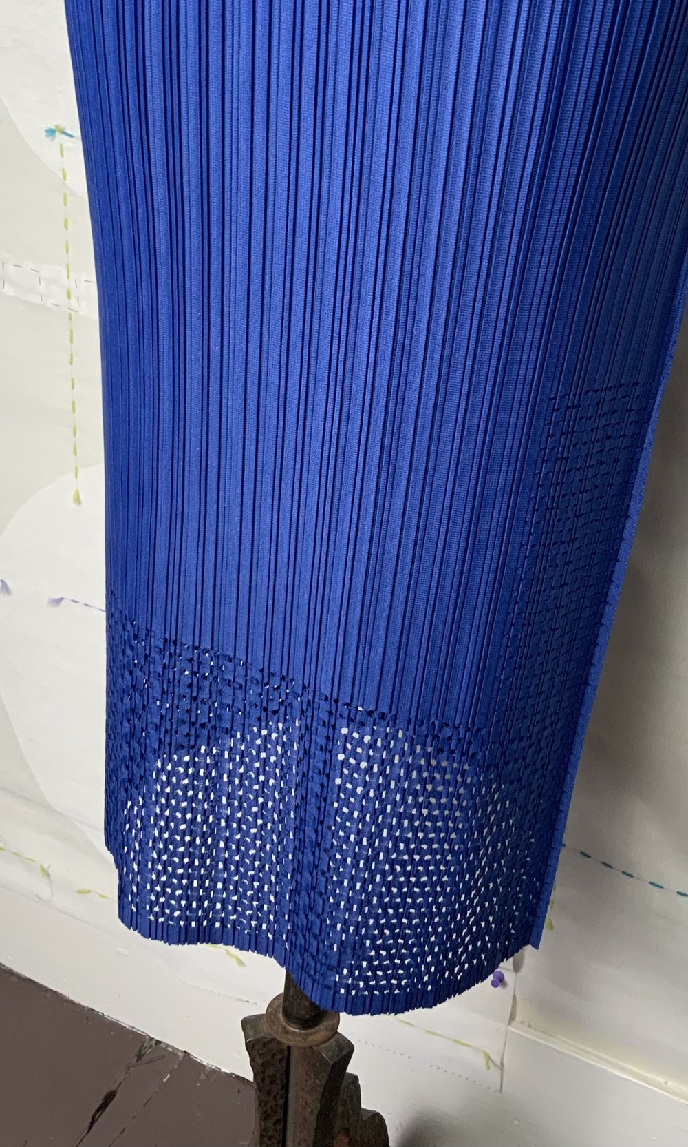 Pleats Please Issey Miyake, PP36-JH923, A-Poc Lagoon, dress, blue 72 — DISH