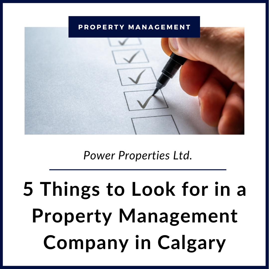5 Things to Look for in a Property Management Company in Calgary