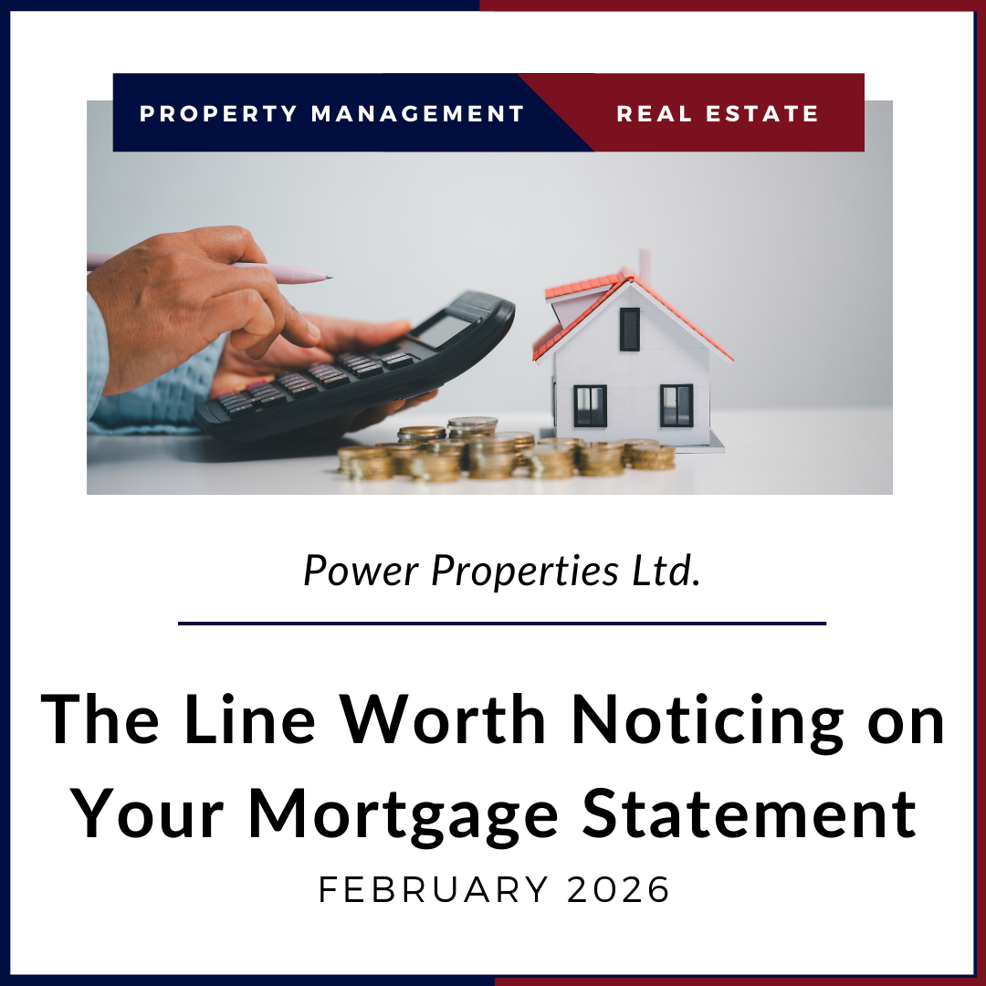 The Line Worth Noticing on Your Mortgage Statement