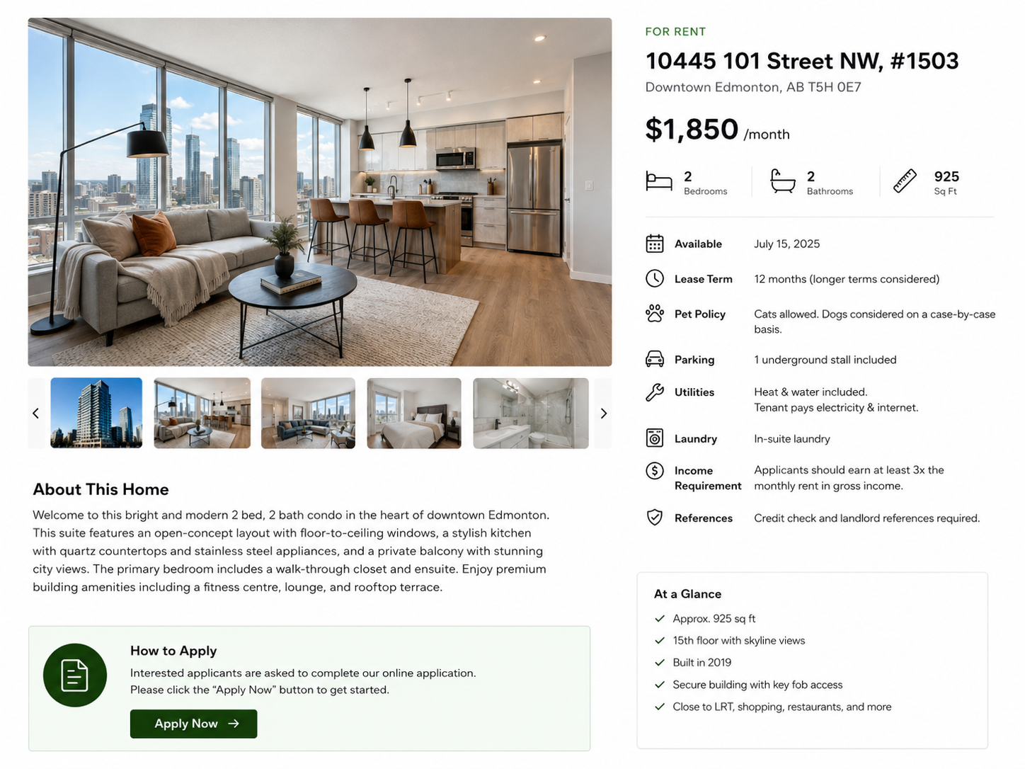 property rental in calgary