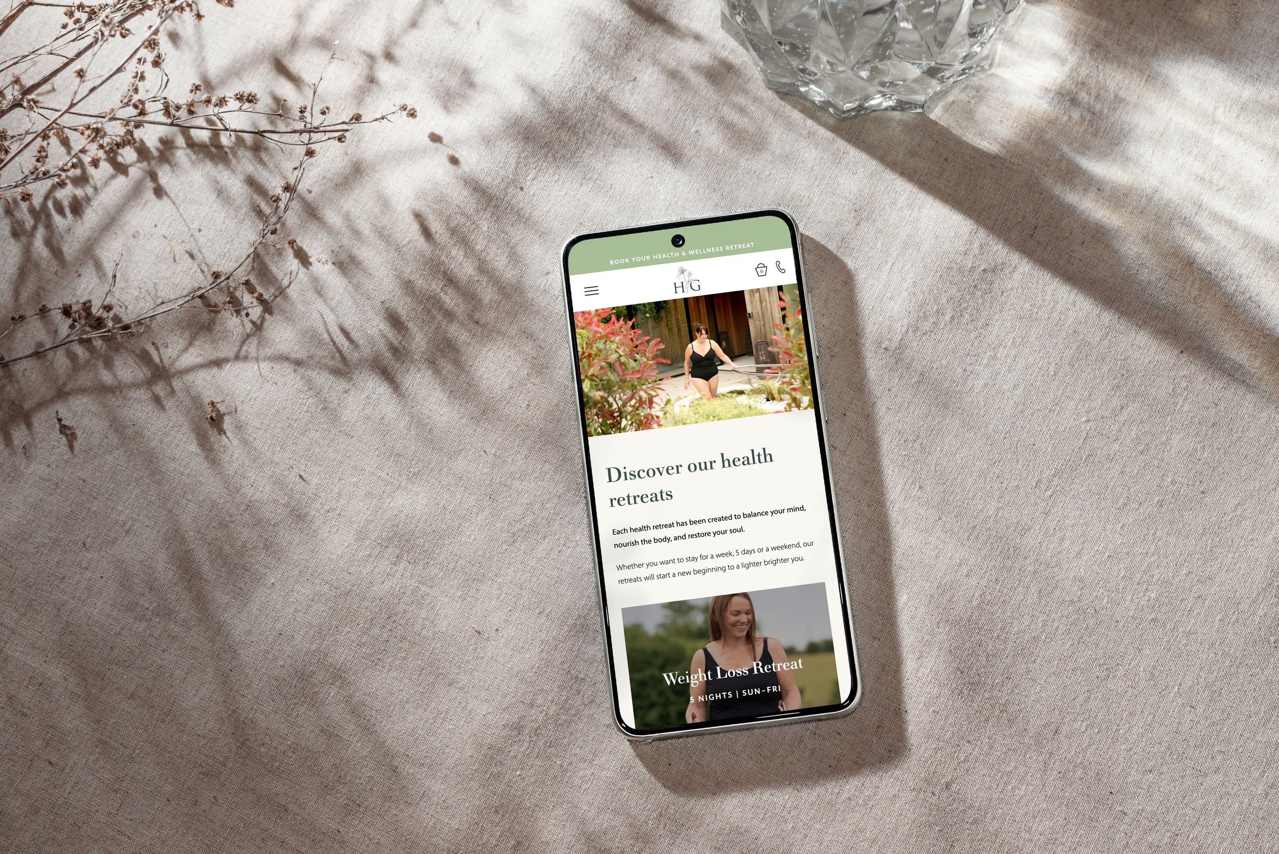 Homefield Grange website design