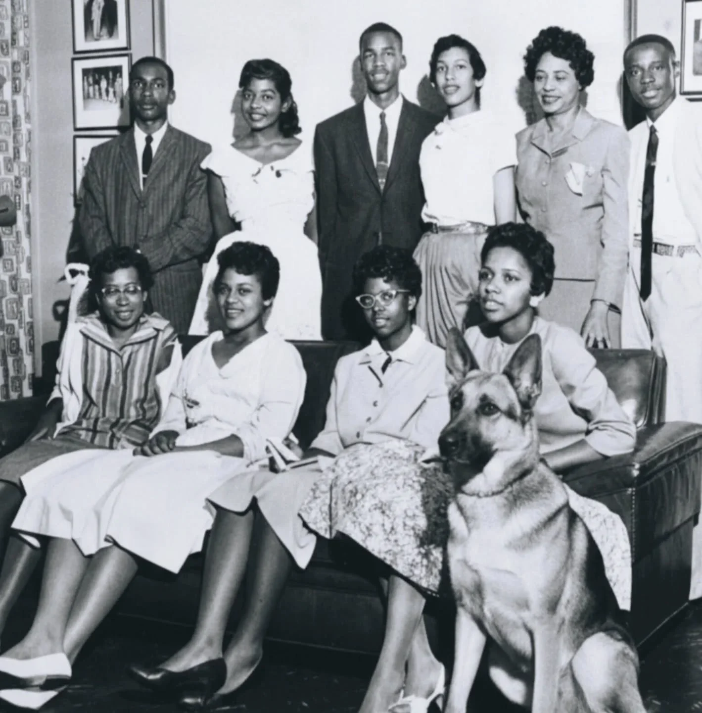 SWORD OR SHIELD. In the Civil Rights Movement, the German Shepherd was too often imaged as an instrument of oppression&mdash;canine weaponry used to intimidate peaceful marchers. This image is an effort to reclaim that symbol.&nbsp;&nbsp;

Daisy Bate