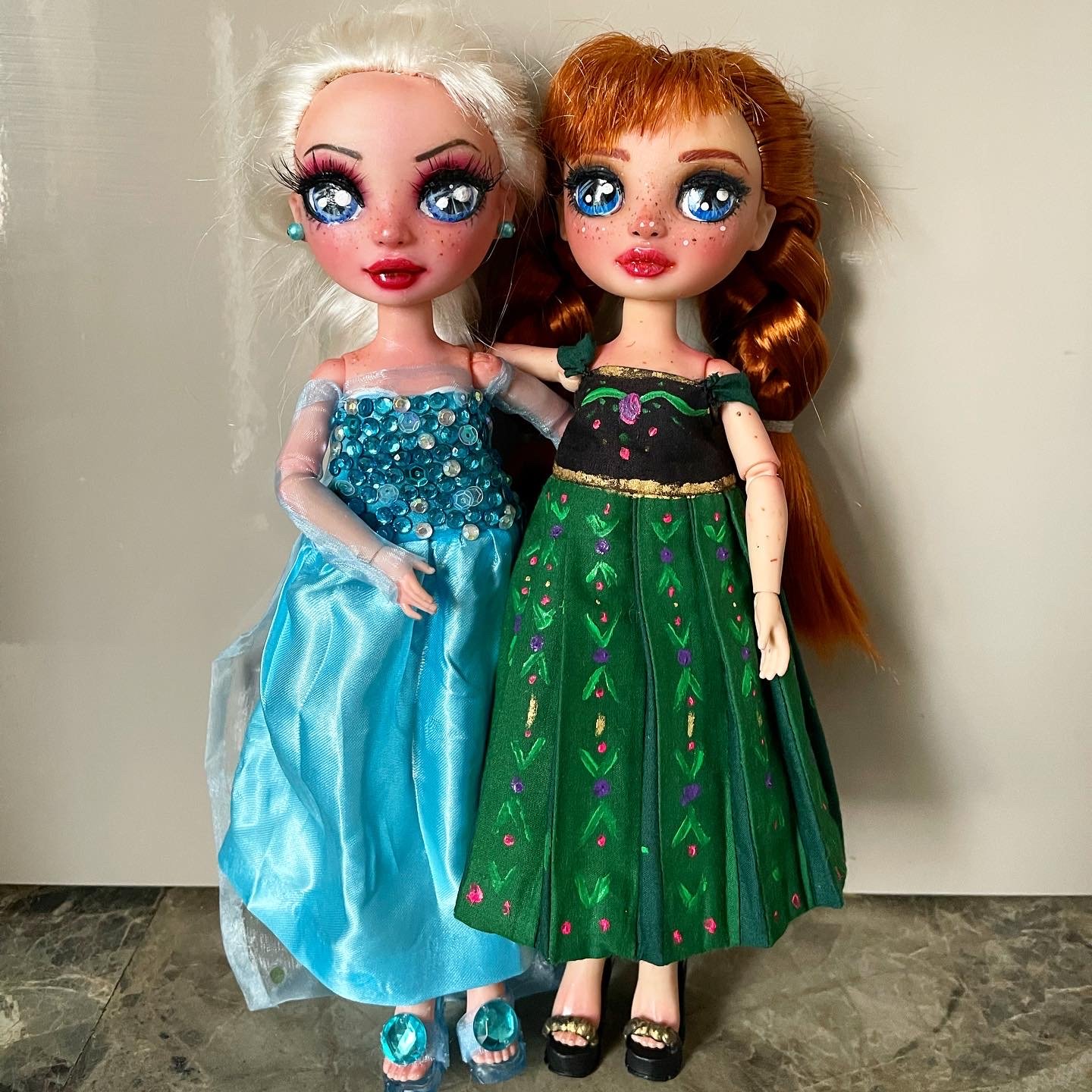 Elsa and Anna (from Frozen)