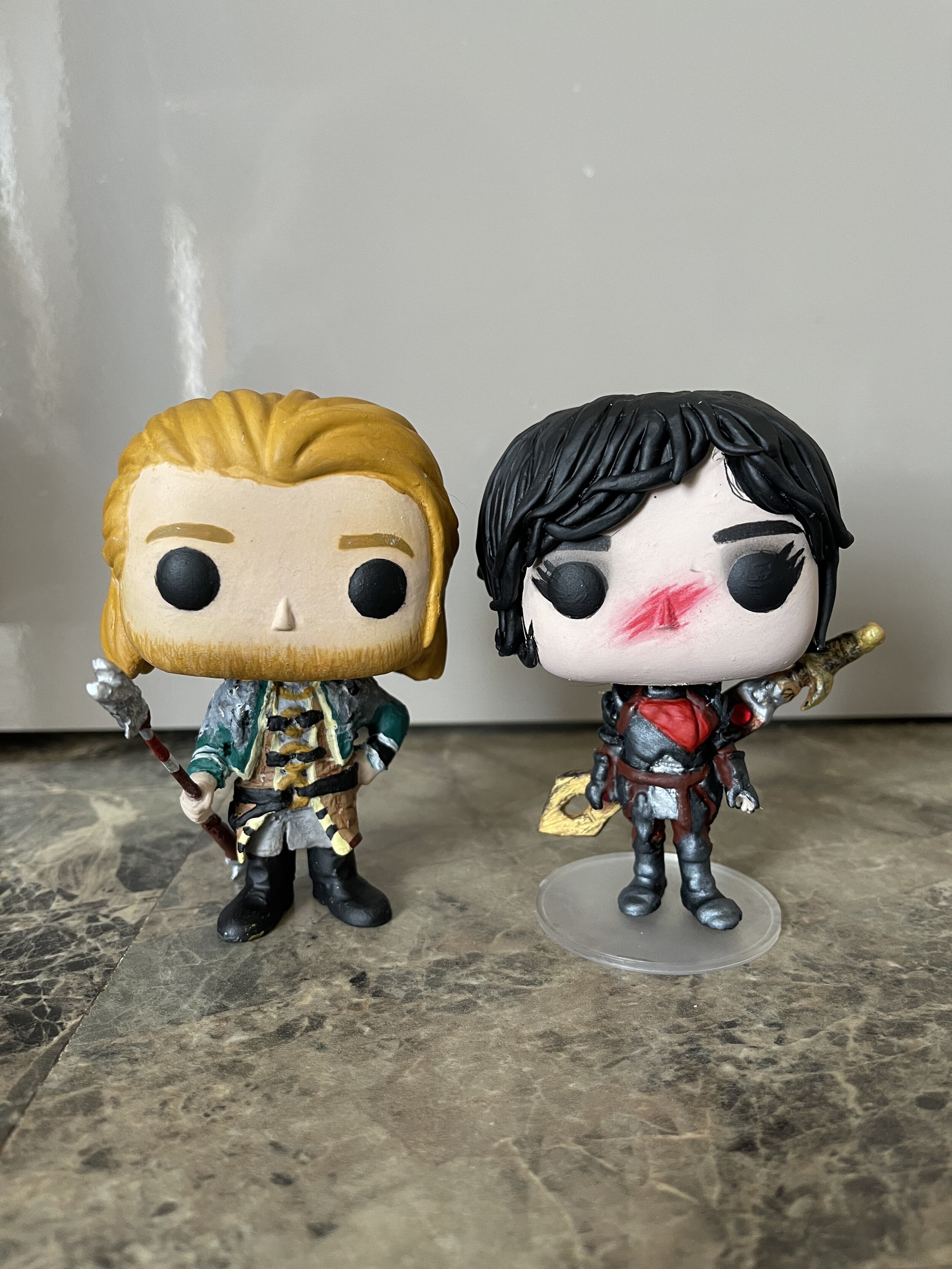 Anders & Maeva Hawke (from Dragon Age II)