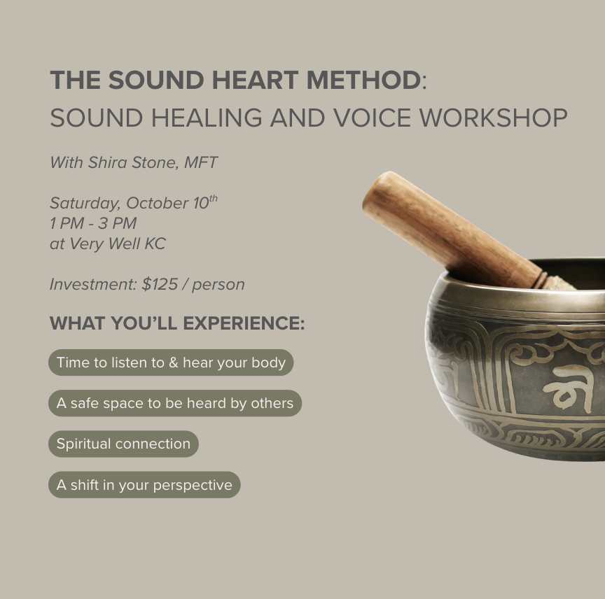 The Sounding Heart Method: A 2-Hour Sound Healing &amp; Voice Workshop