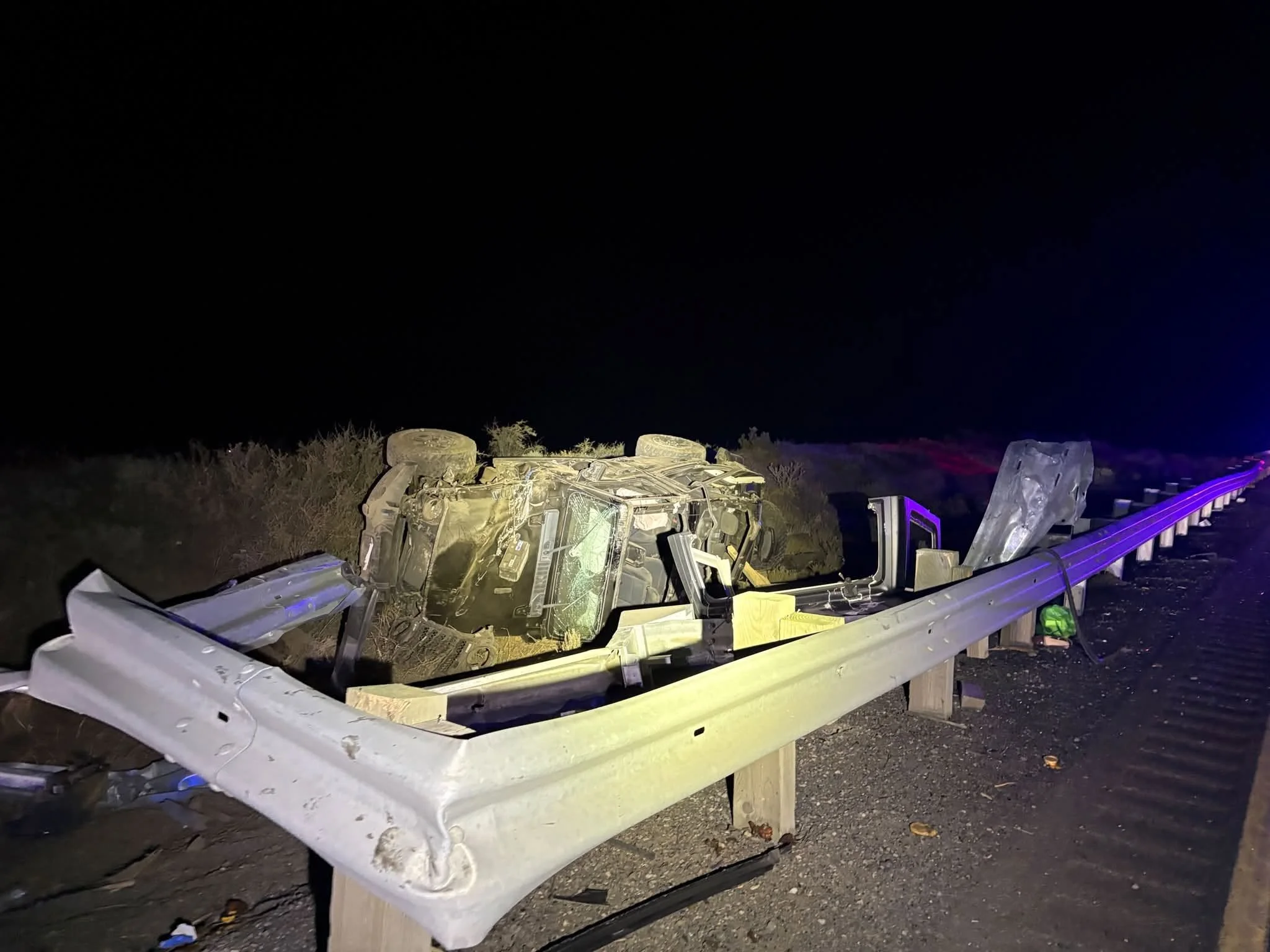 Five injured in single-vehicle crash on Interstate 84 near Arlington
