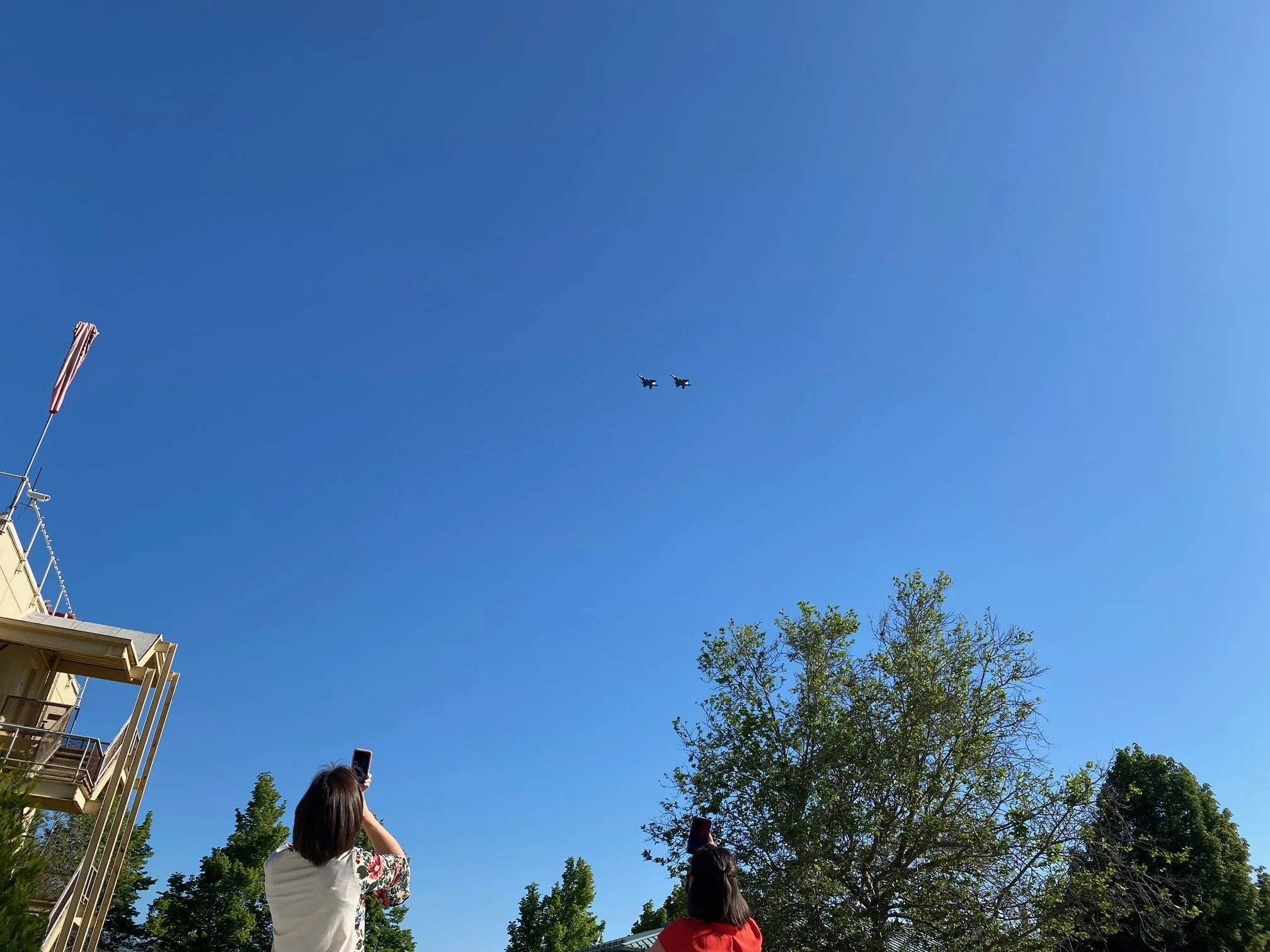 Flyover brings hope to community, healthcare workers
