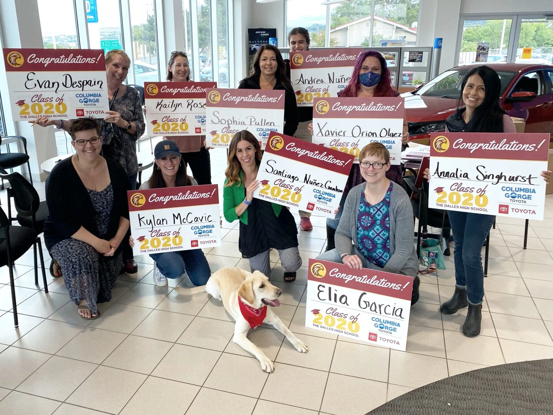 TD Grads get boost from Columbia Gorge Toyota
