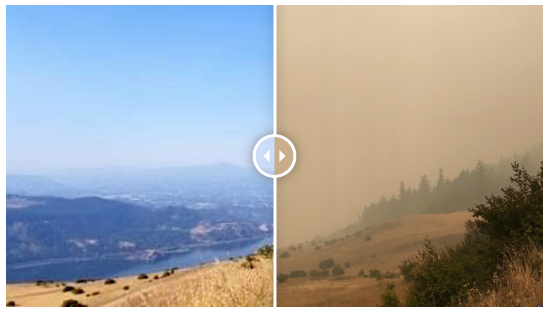 Smoke expected through weekend; 40 percent chance of showers on Monday night
