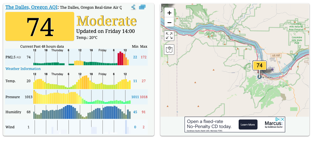 Air quality, visibility forecasted to improve