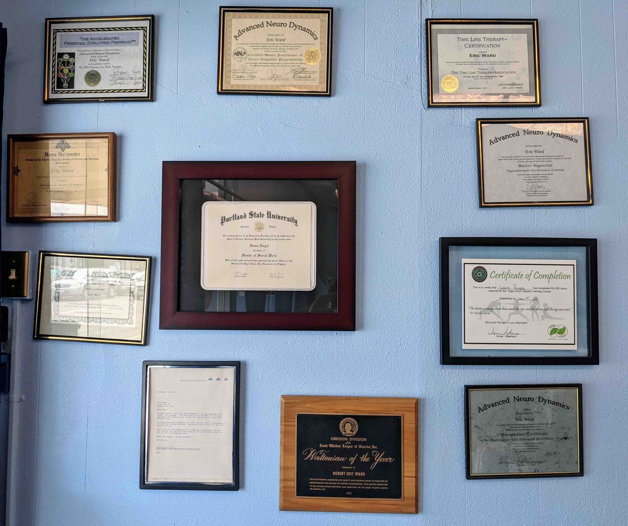 certifications wall.jpg