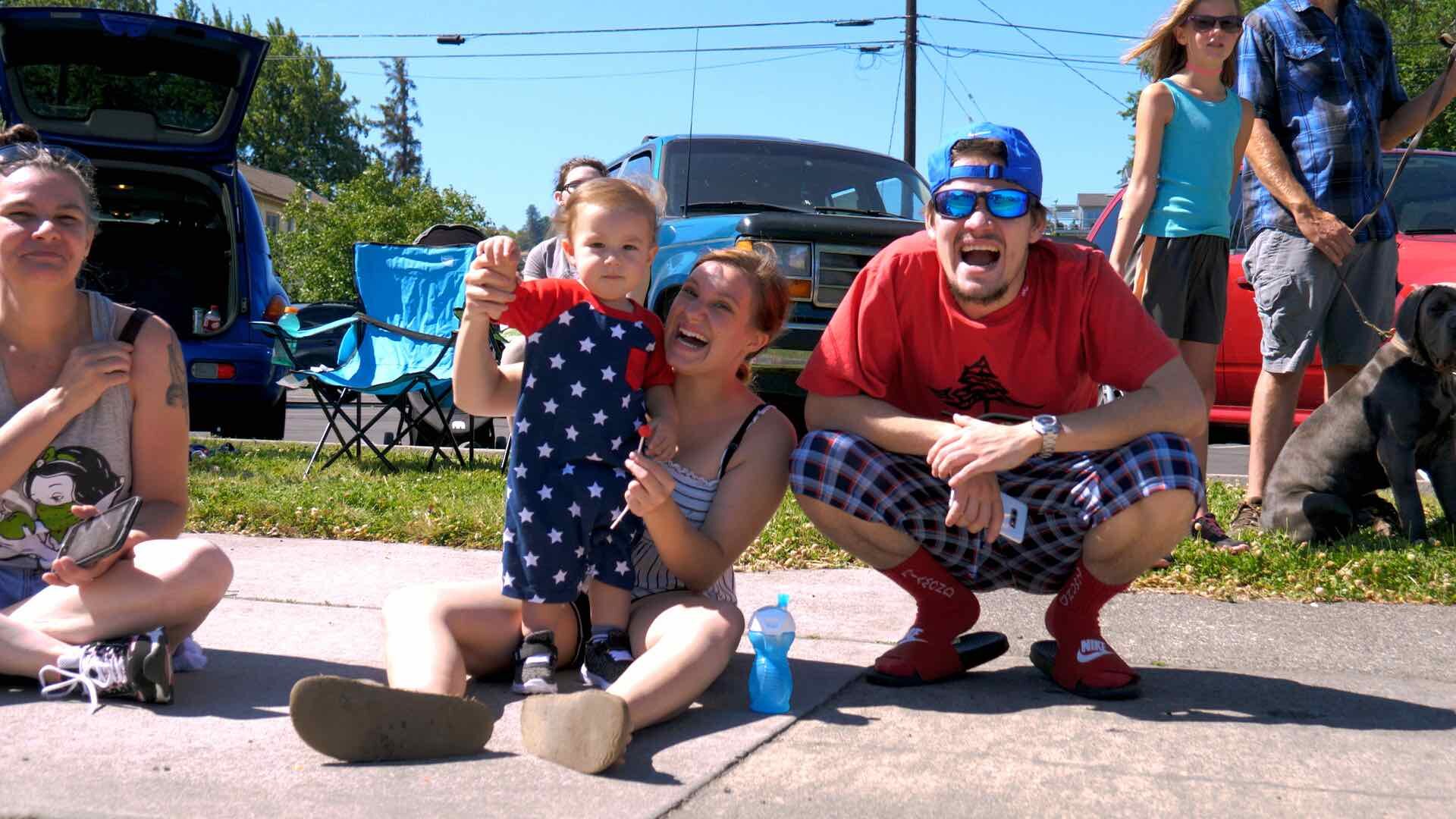 4th of July Parade Onlookers