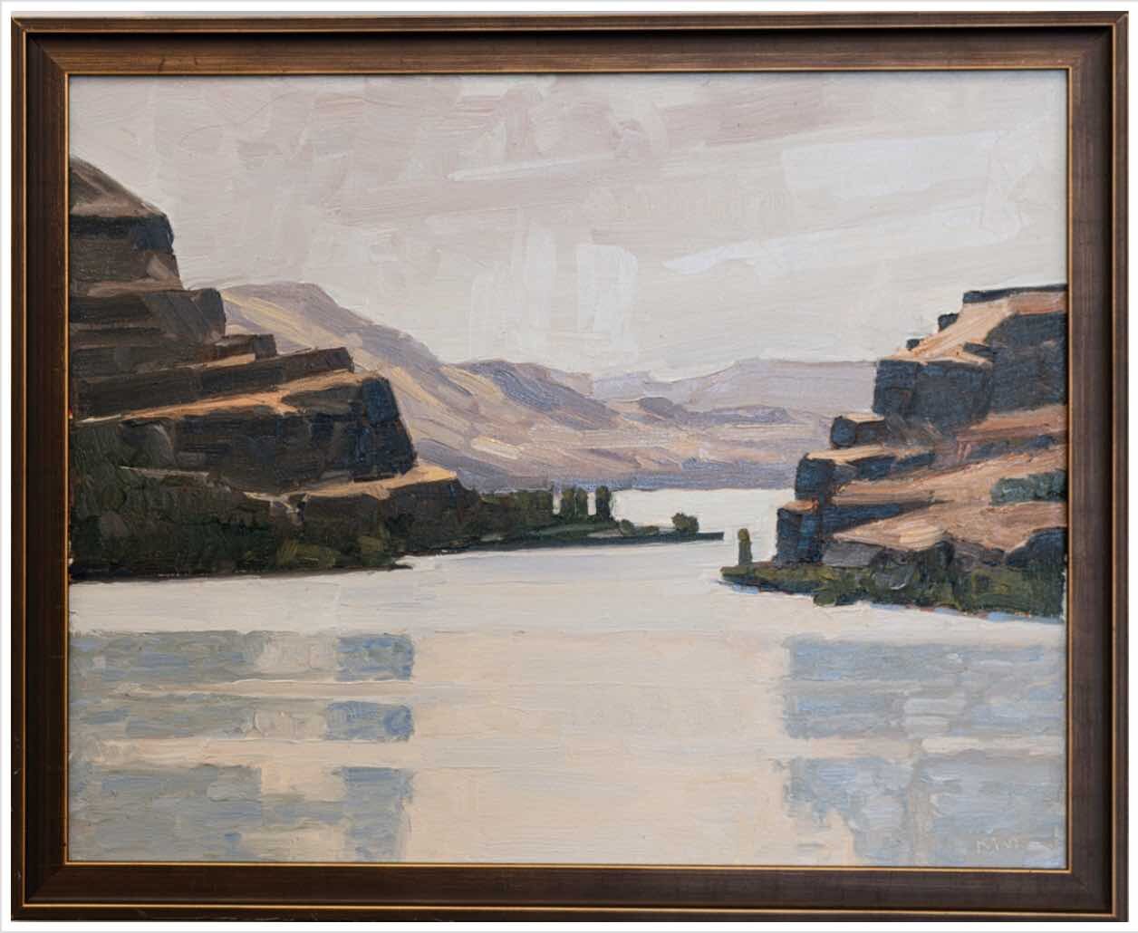 First Place: Ken Klos (Portland, OR), Catherine Creek—Upriver, oil on canvas, 16 x 20 Photo Credit: David Burbach photography