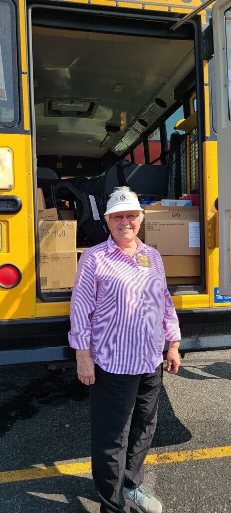 TD Kiwanis literally stuff the bus in school supply drive