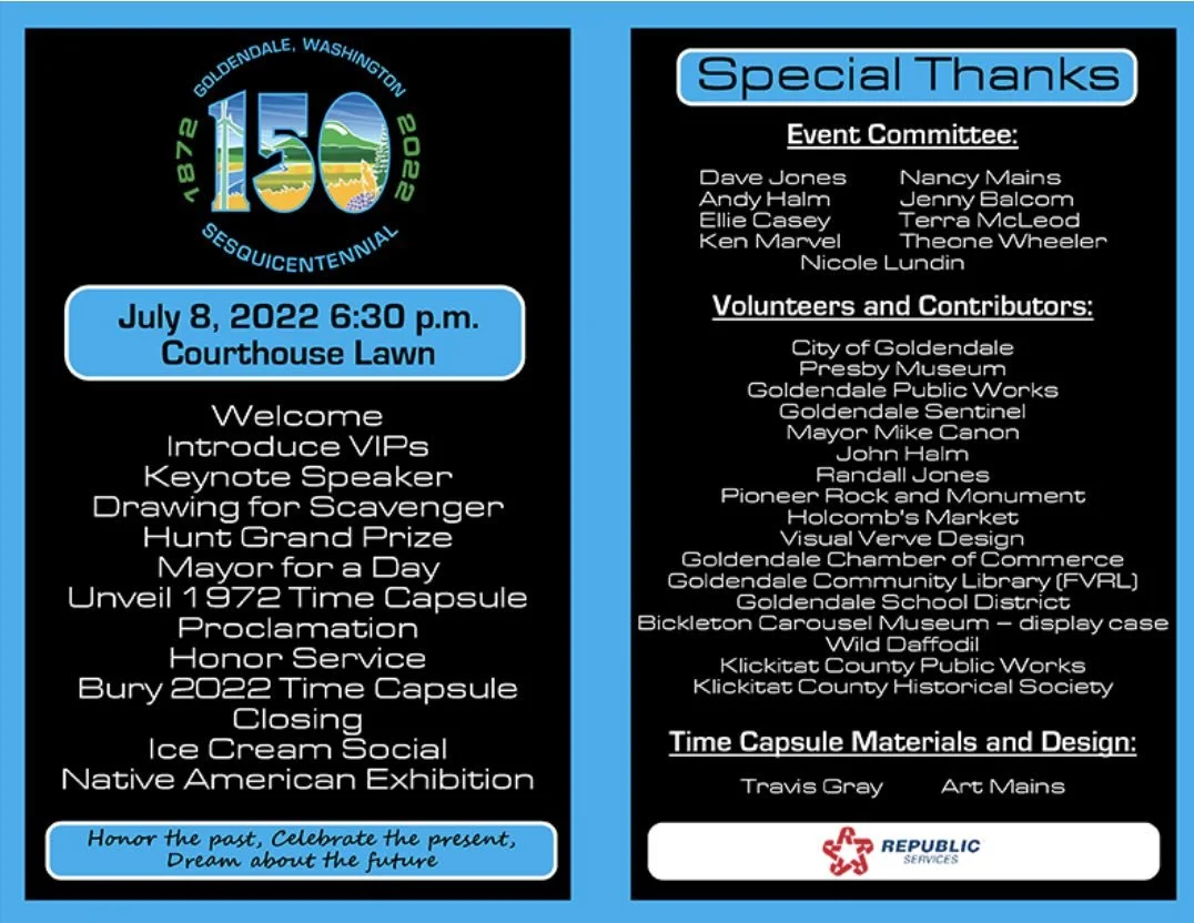 Goldendale Community Days celebrate Goldendale’s 150th year this July