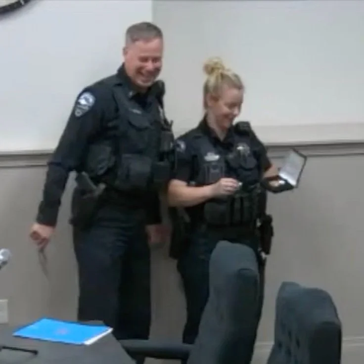 The Dalles Police Officer Honored For Her Life Saving Actions Following Vicious Dog Attack