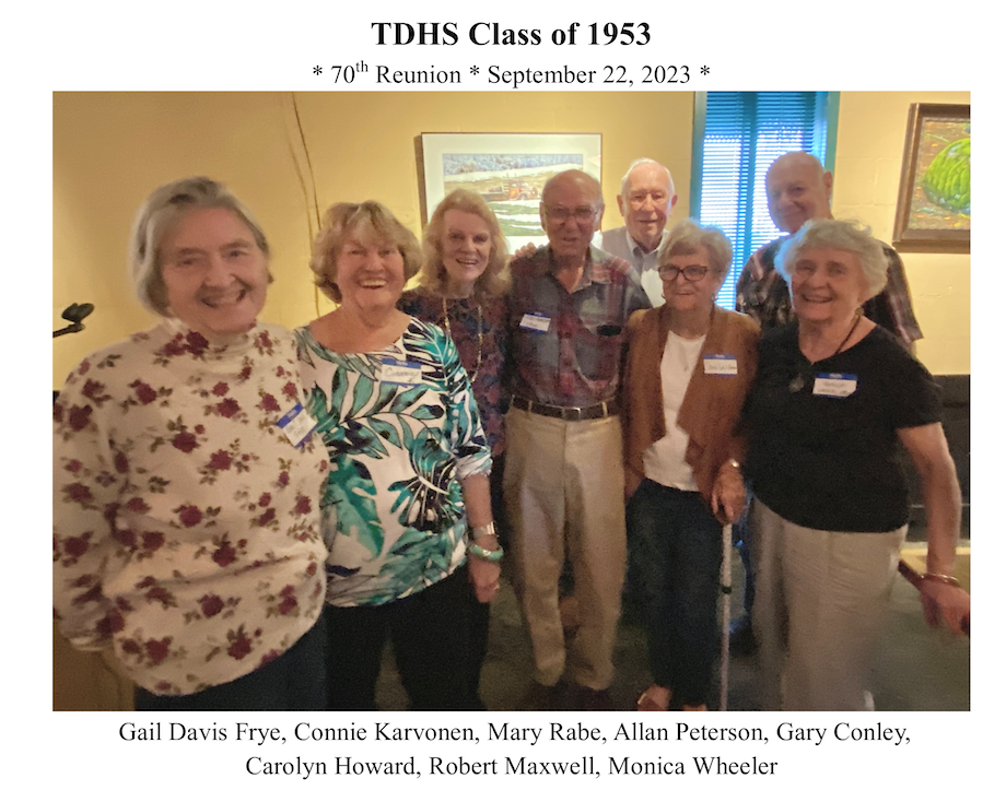 TDHS Class of '53 holds 70th reunion
