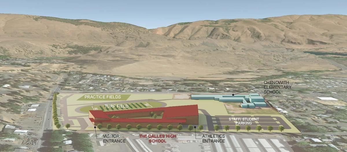 Our community deserves a safe, secure, and accessible high school; Vote Yes TDHS