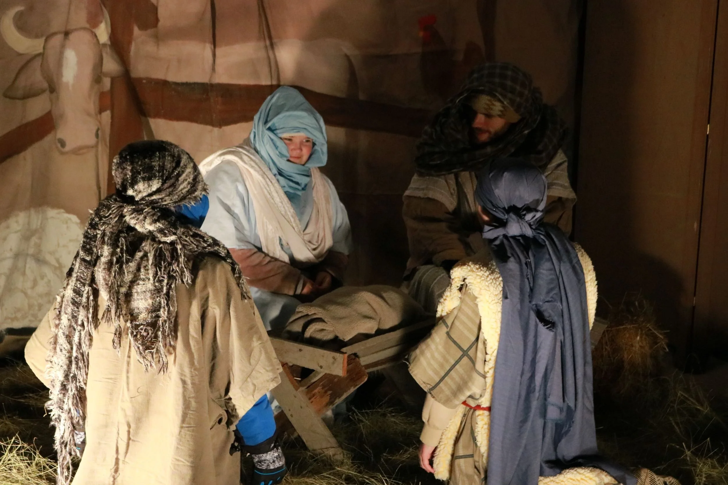 46th Annual Live Nativity Scene Lights Up Sorosis Park