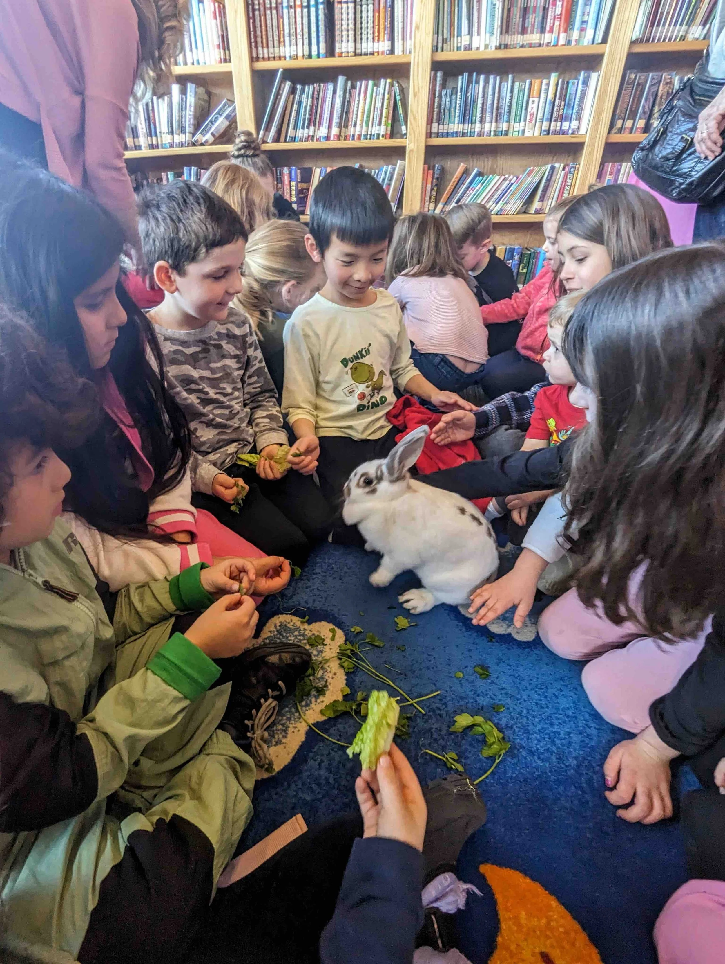 Families Have A Hopping Good Time at The Dalles Library