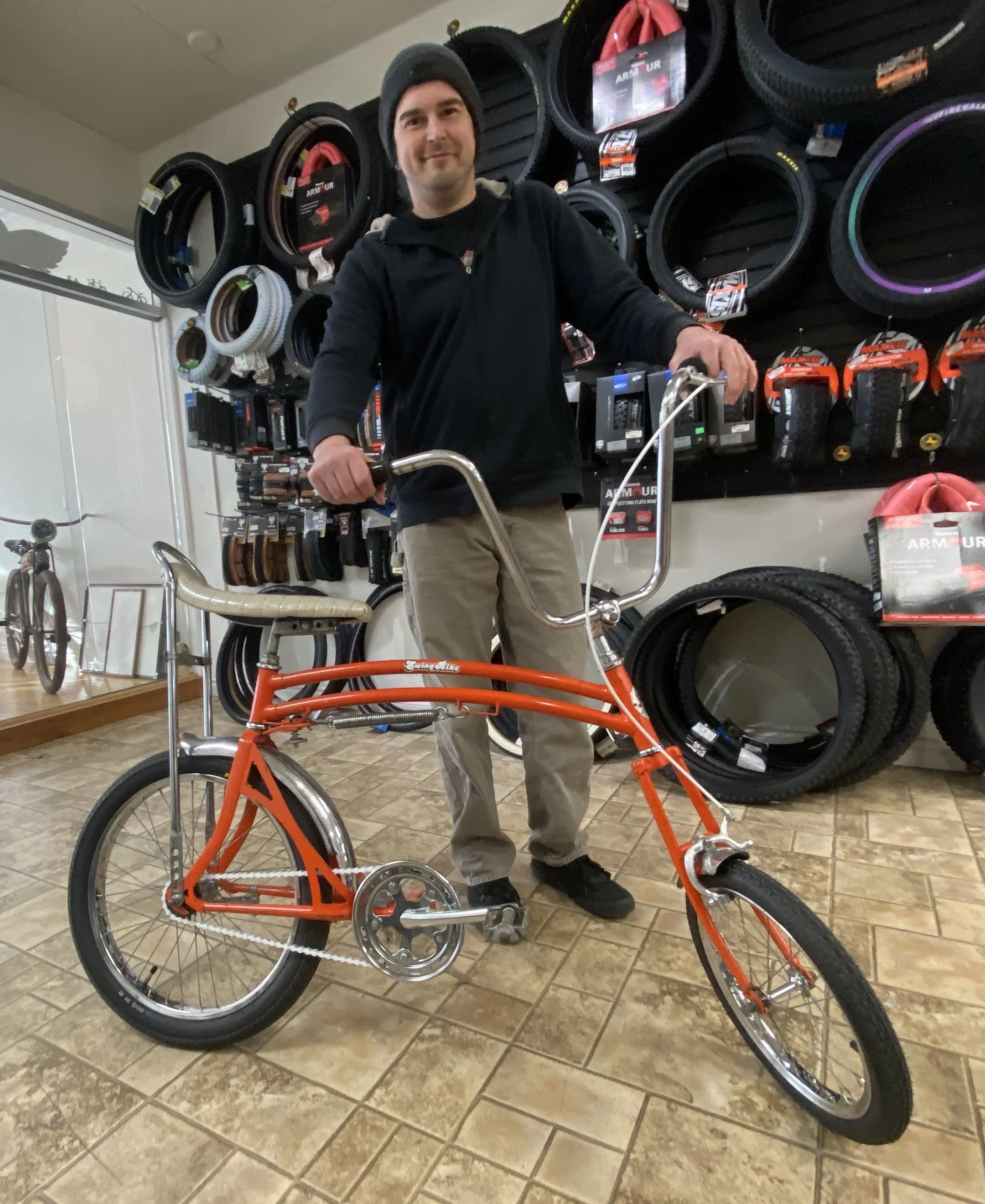 13-year search leads Lepinski to rare SwingBike; Bike guru quadruples store size on Second in TD
