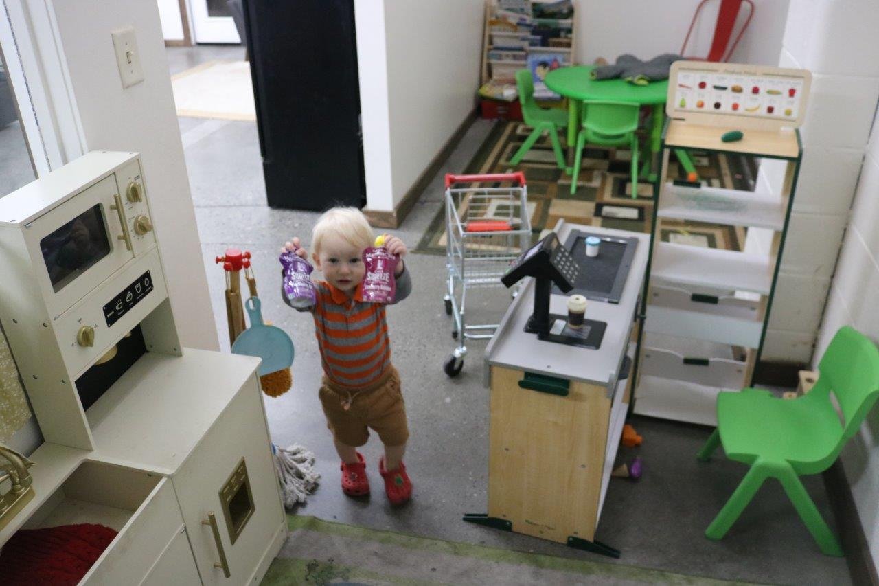 A place for kids to play while parents shop